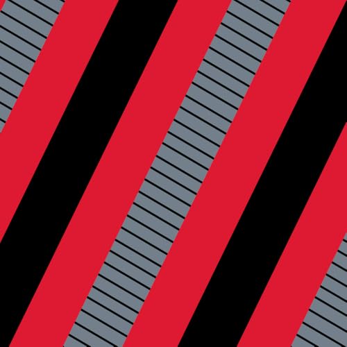 Black/Red Stripes