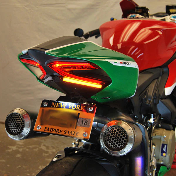 Ducati Panigale Fender Eliminator Kit for 899 959 1199 1299 FE Models (2011-2019) - Lightweight Motorcycle Tail Tidy for Clean Sportbike Look - Perfect for Track Days and Street Riding