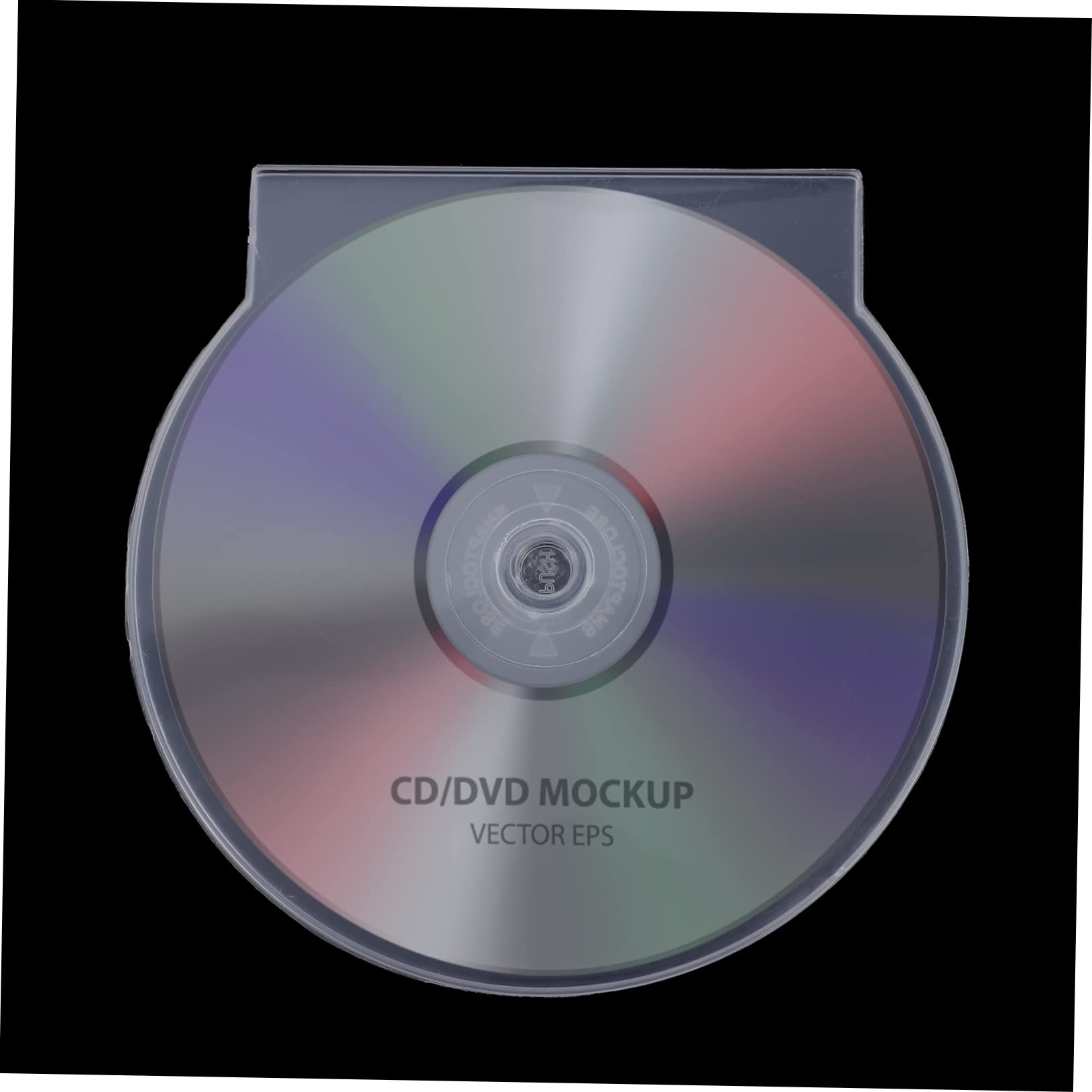 Homoyoyo 30 Pack Clear CD DVD Storage Cases - Thick Plastic Clamshell Disc Holders for Travel, Round Transparent DVD Cases with Organizer Binders | Perfect for Music, Movies, Data Backup & Media Collections