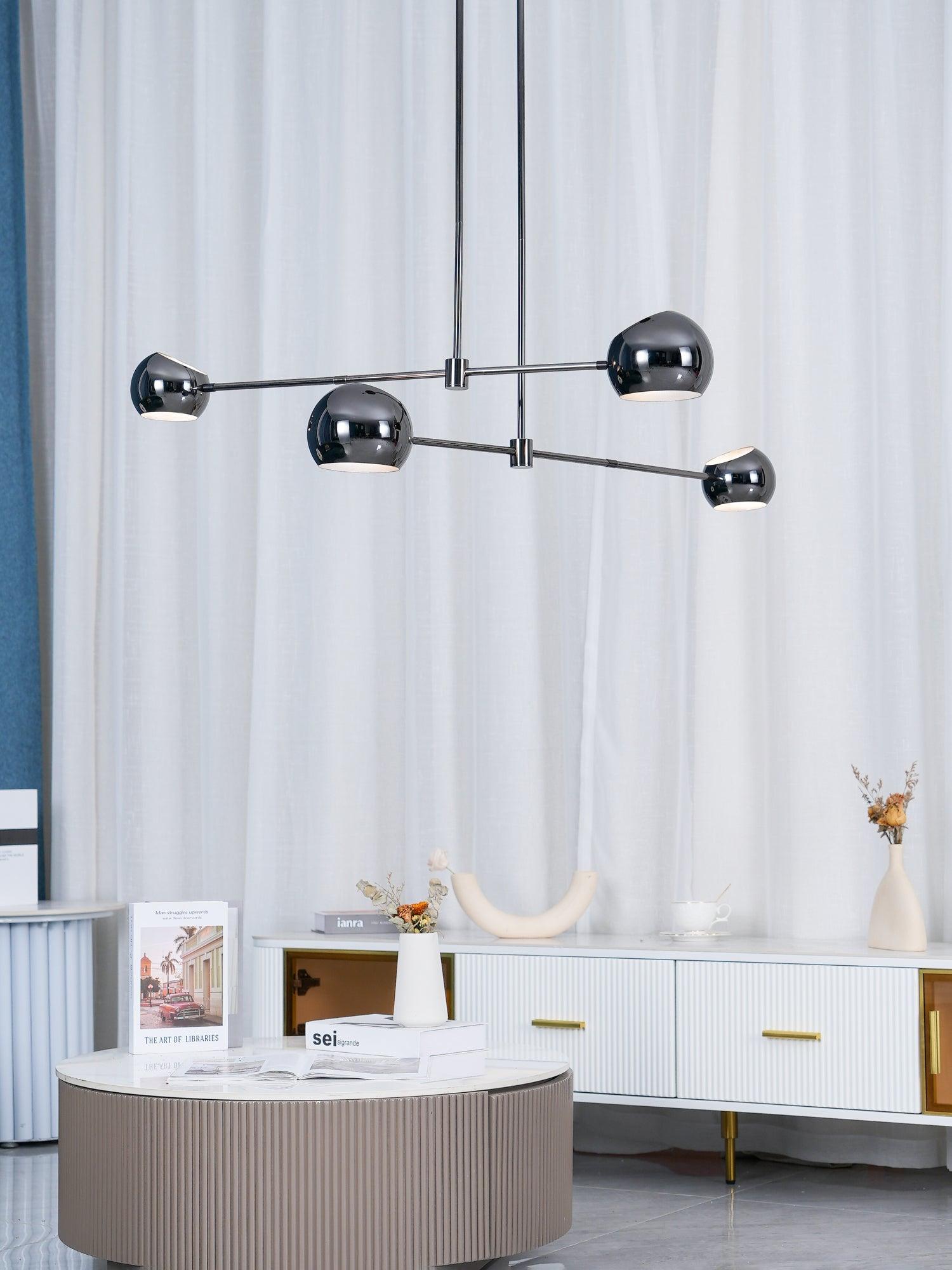 Acaba Chandelier - Elegant Crystal Ceiling Light Fixture for Dining Room, Living Room & Bedroom | Modern Home Decor Lighting