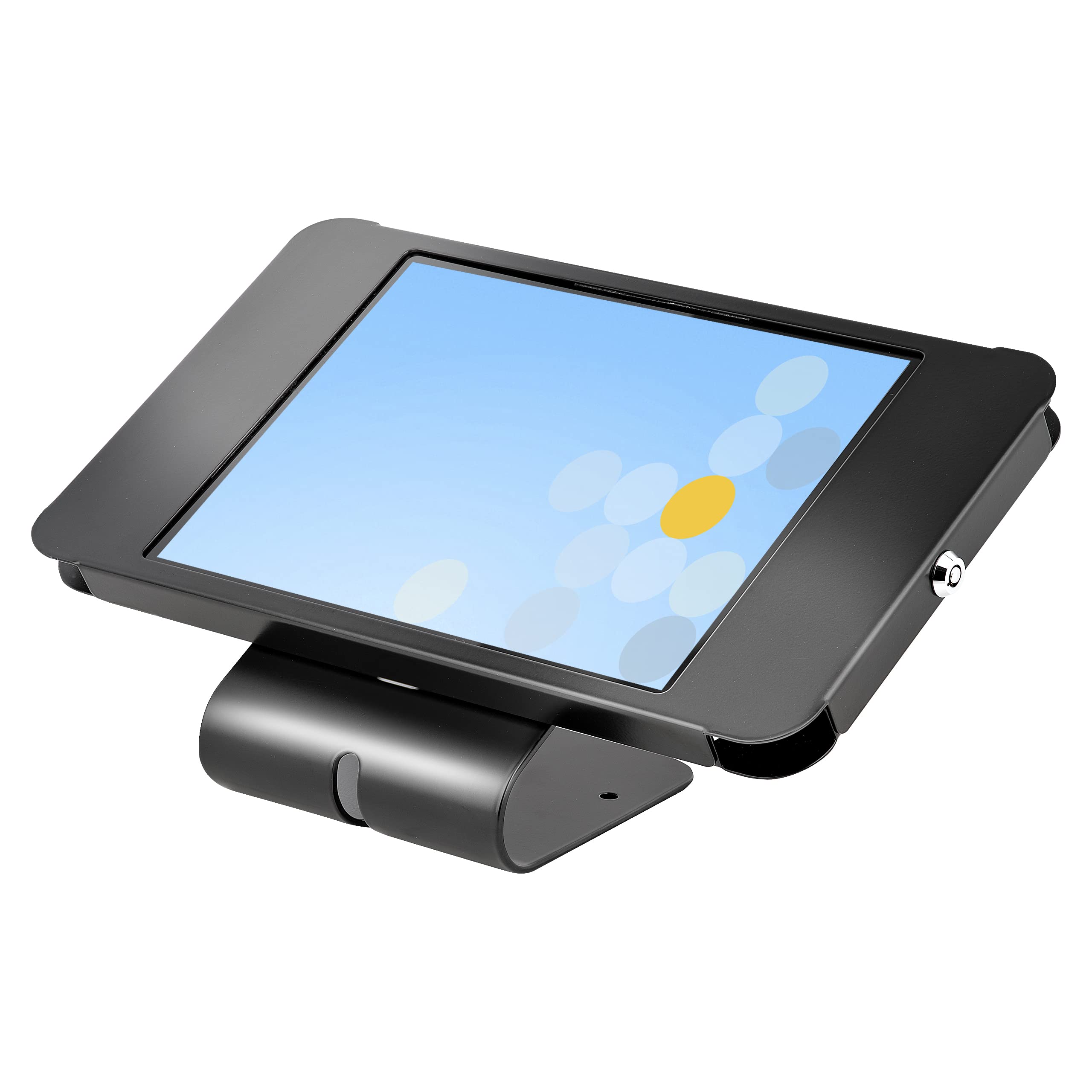 Secure Tablet Stand with Anti-Theft Lock - Universal Tablet Holder for 10.5