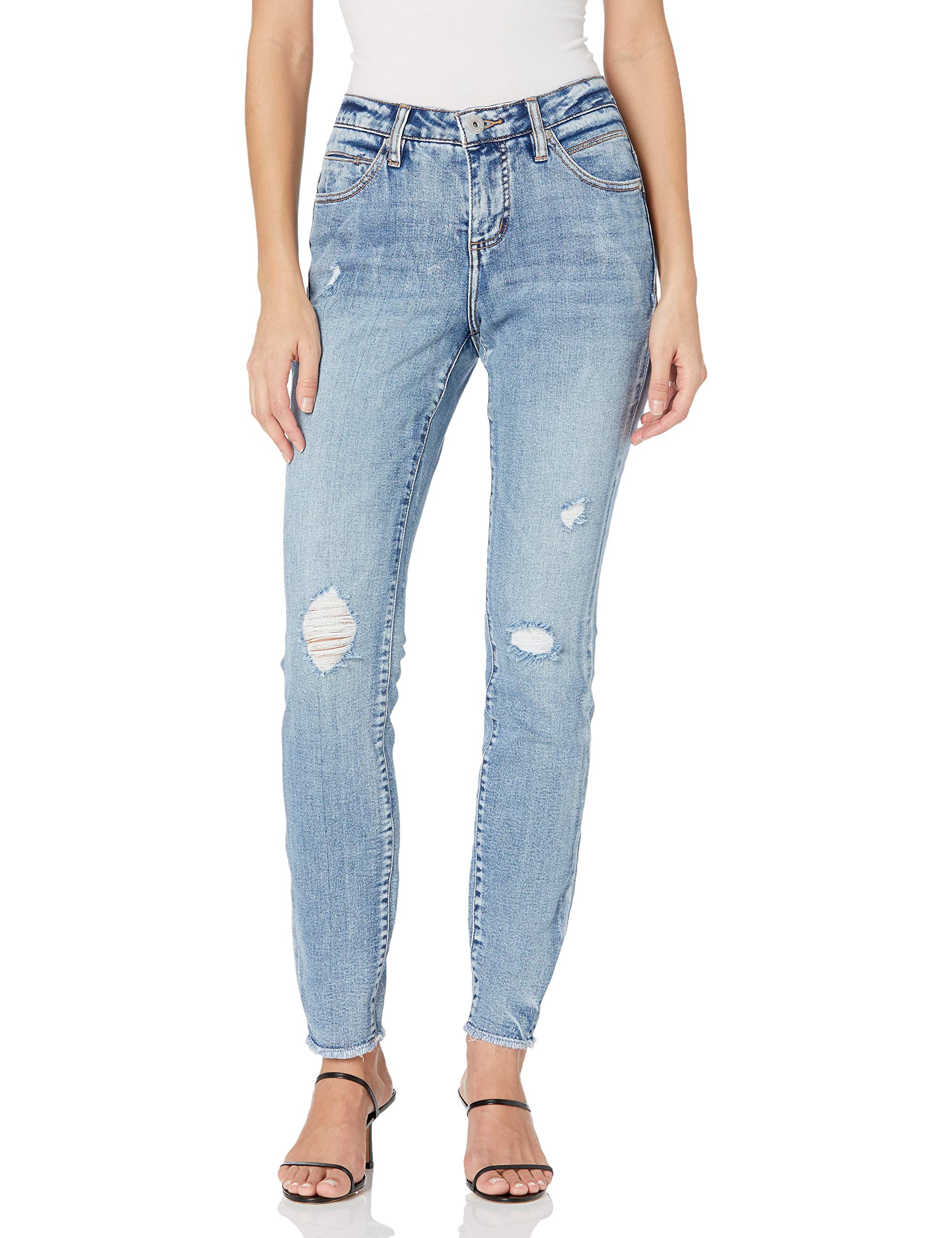Jag Jeans Women's Cecilia Mid Rise Capri Pants - Slim Fit Stretch Denim for Casual & Work Wear | Perfect for Office, Travel & Everyday Comfort