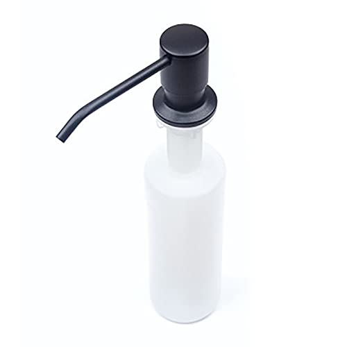 Stainless Steel Manual Soap Dispenser for Kitchen & Bathroom - Touch-Free Foam Liquid Soap Pump for Sink Countertop, Dishwashing & Hand Washing Station