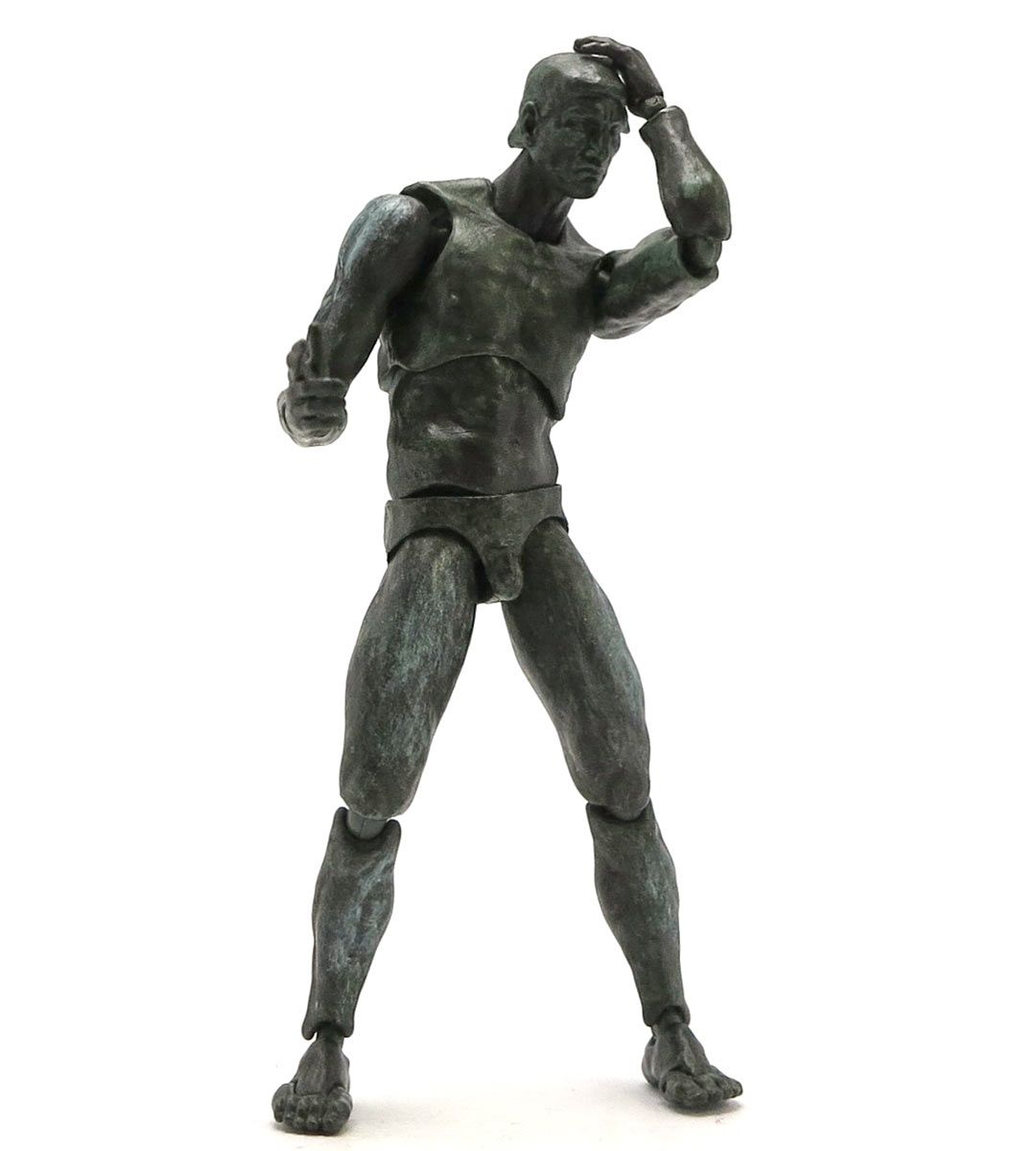 Figma Le Penseur Bronze Statue - Table Museum Collection - Classic Thinker Sculpture for Home Office Decor, Bookshelf Display & Gift Idea