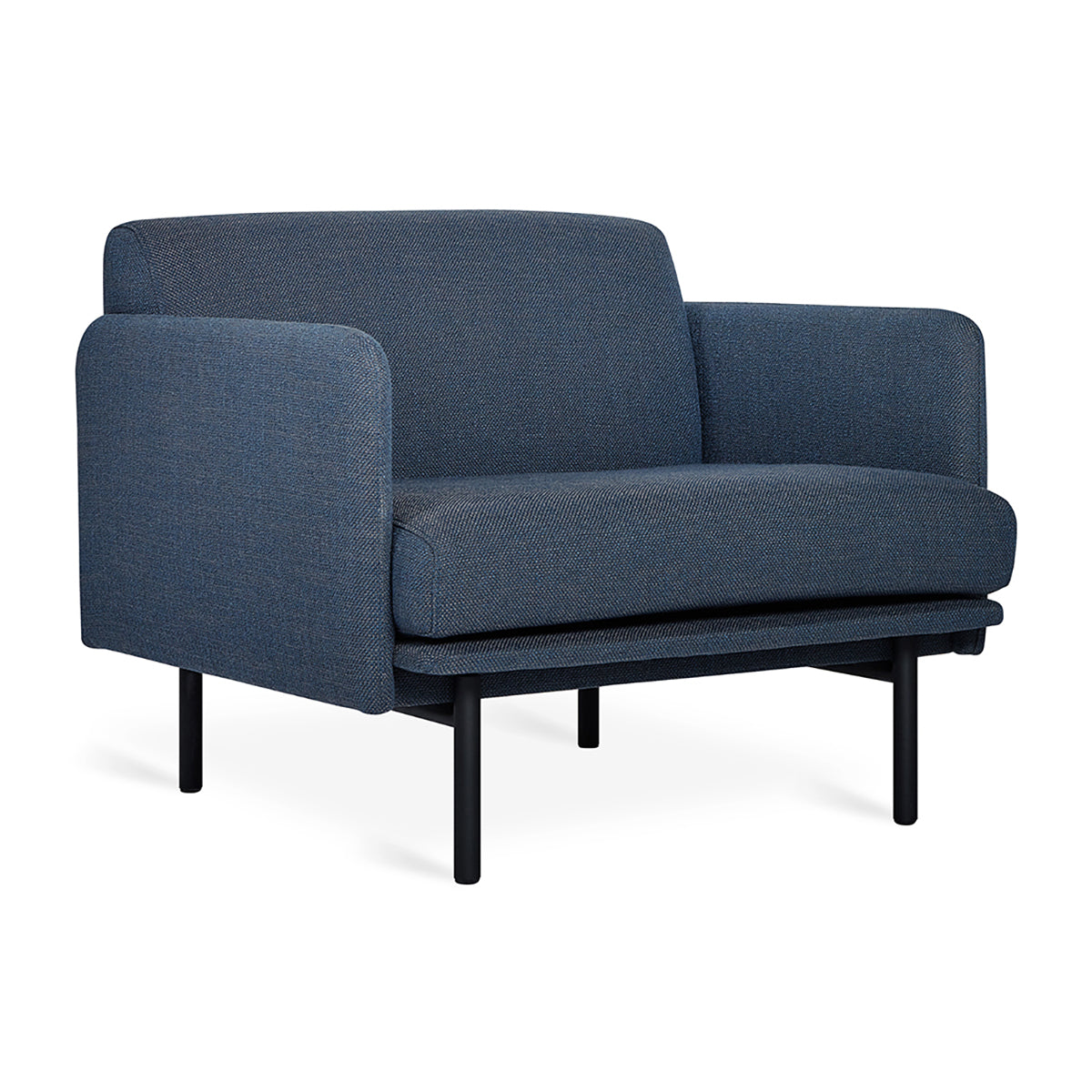Foundry Fabric Armchair - Modern Upholstered Accent Chair for Living Room, Bedroom & Office - Comfortable Lounge Seating for Home Decor