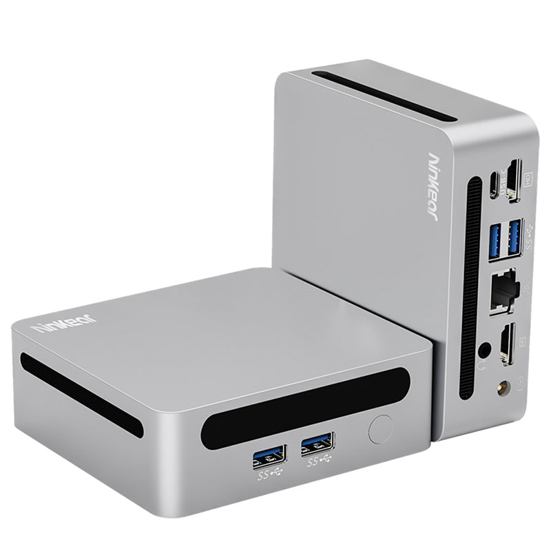 Ninkear N4 Mini PC with AMD Ryzen 5 Processor - Compact & Powerful Desktop Computer for Home Office, Gaming, and Multimedia Entertainment