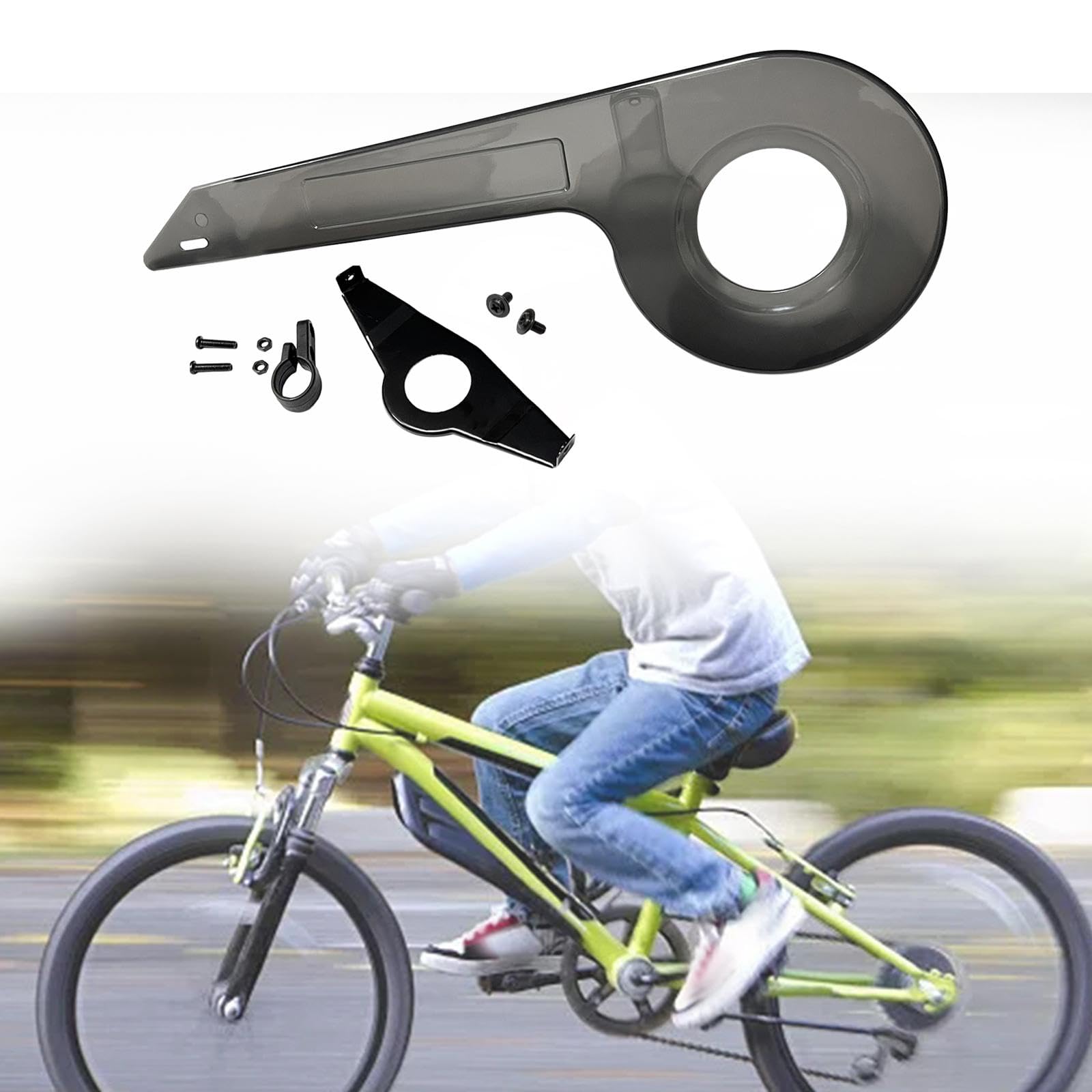 Professional Bike Chain Guard Cover - Waterproof Sprocket Protector for Kids Bicycles | Durable Chainring & Crankset Protection | Ideal for Outdoor Cycling, Commuting & Bike Maintenance