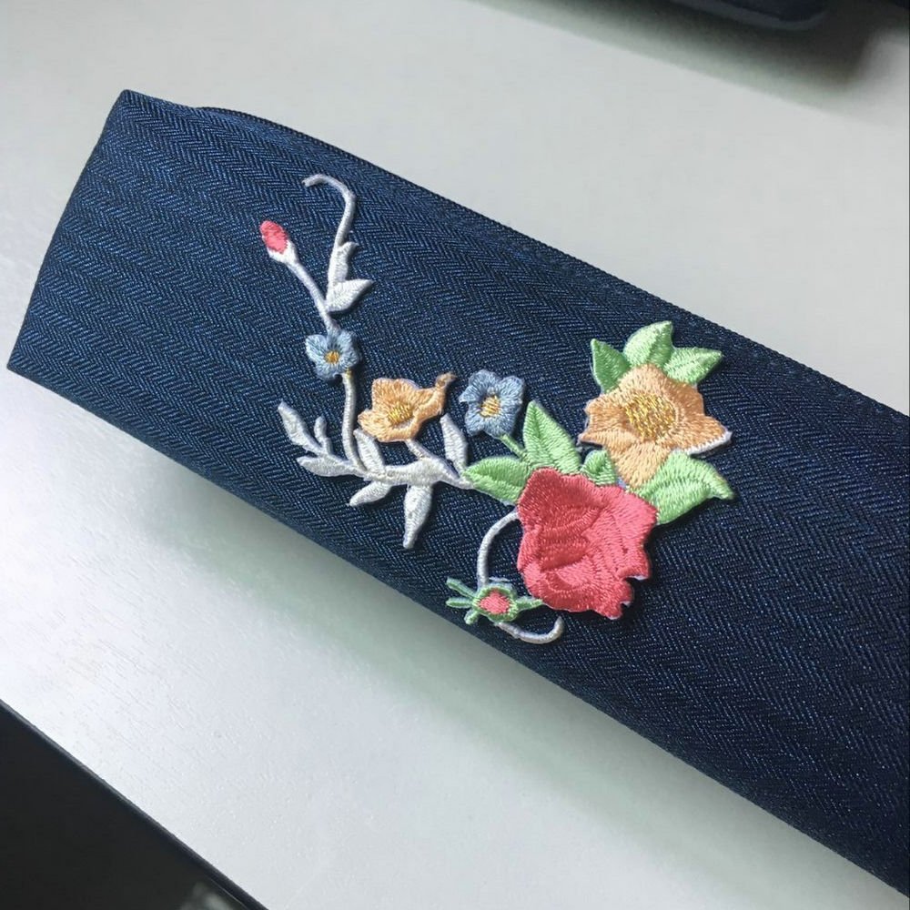 Flower Butterfly Iron On Patches - Embroidered Appliques for Clothing, Bags & Hats - DIY Sew On Stickers for Jackets, Jeans & Accessories - Perfect for Customizing Denim, Backpacks & Caps