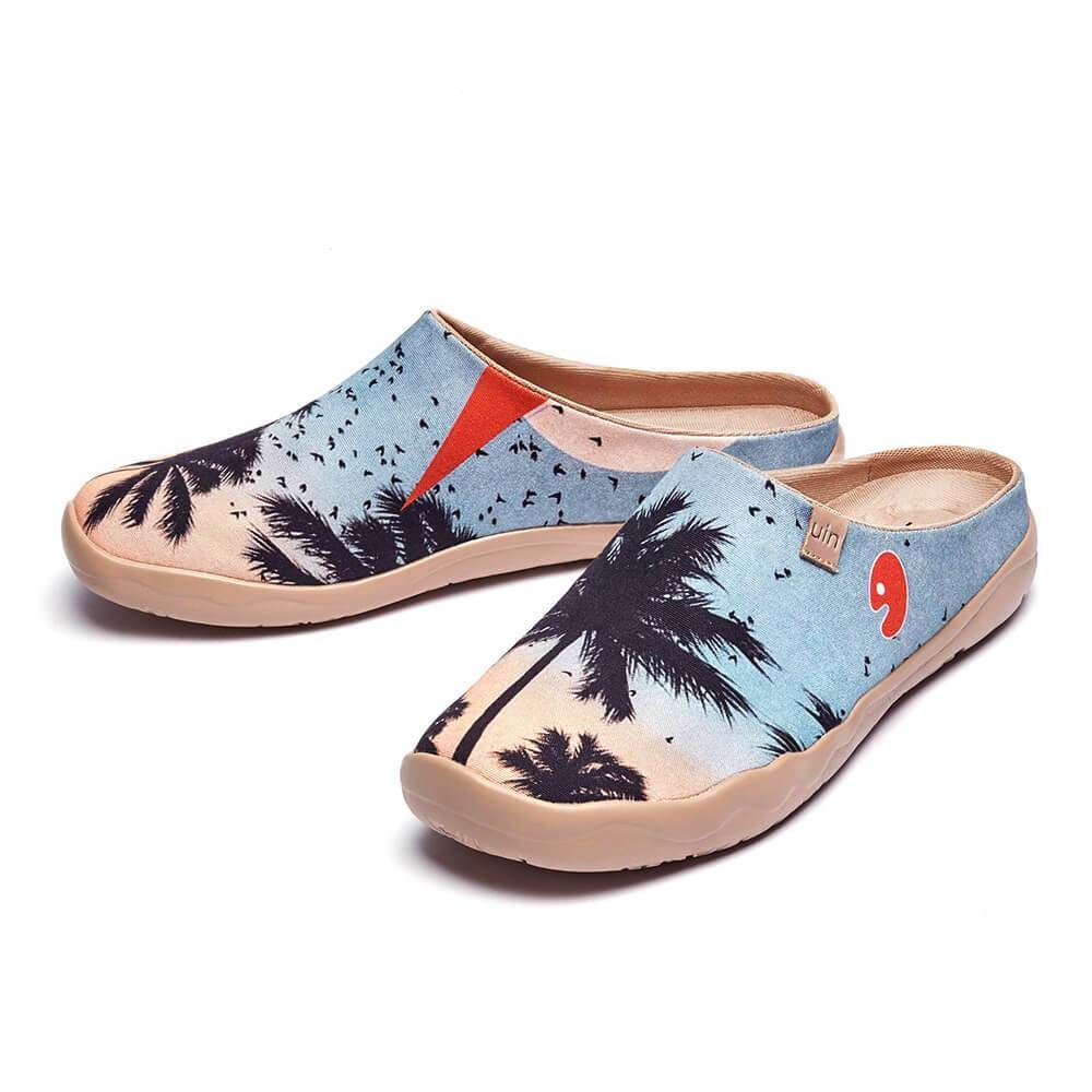 Sunset Coconut Slippers - Comfortable Summer Sandals for Women & Men | Beach, Poolside & Home Relaxation