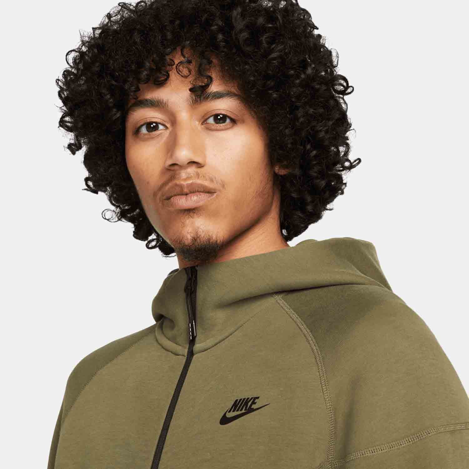Nike Men's Tech Fleece Windrunner Full Zip Hoodie - Lightweight, Warm & Breathable for Running, Gym & Casual Wear