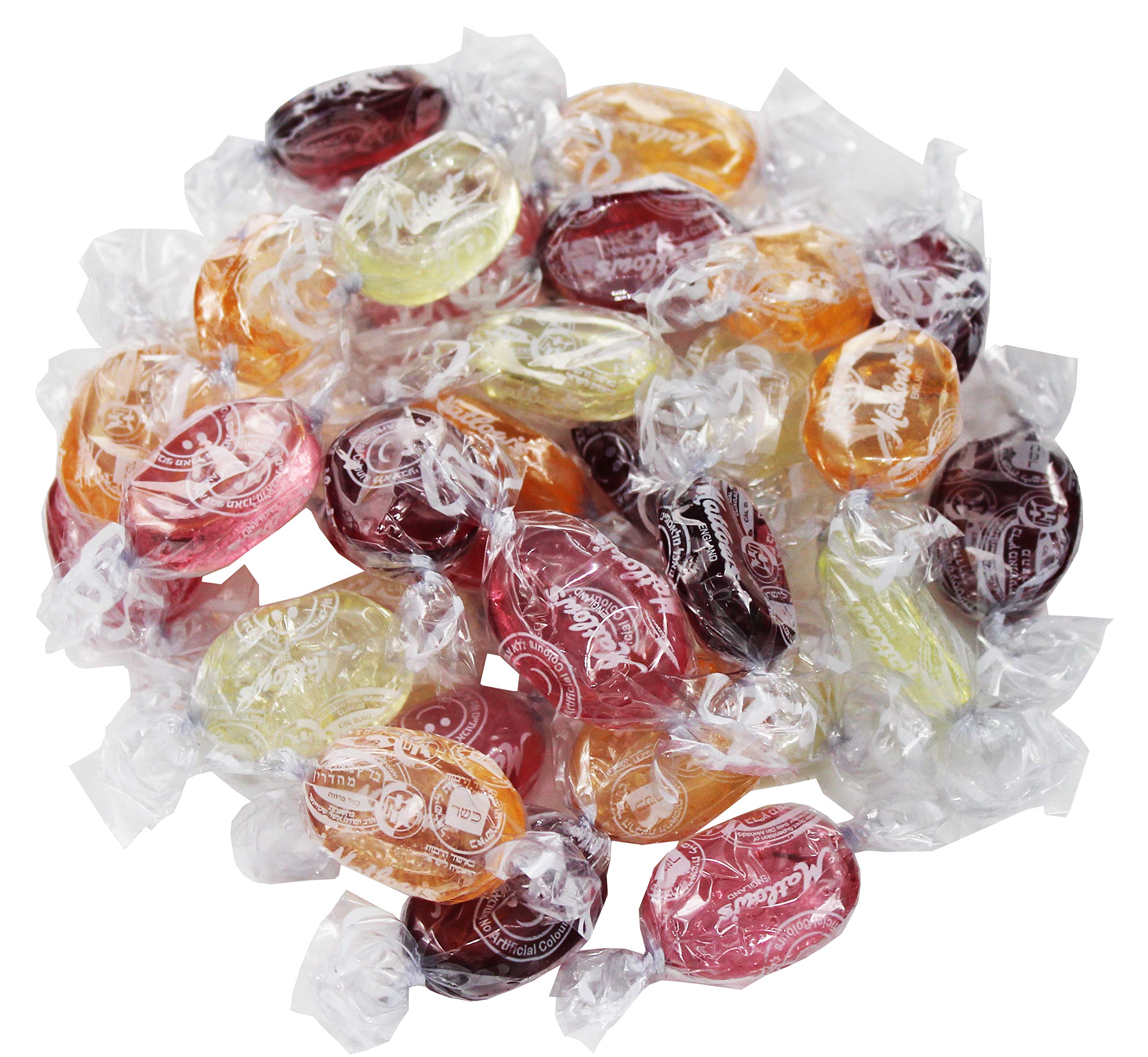 Matlow's Assorted Fruit Hard Candy Kosher 5.5lb Bulk Pack - Perfect for Parties, Office Snacks & Gift Baskets