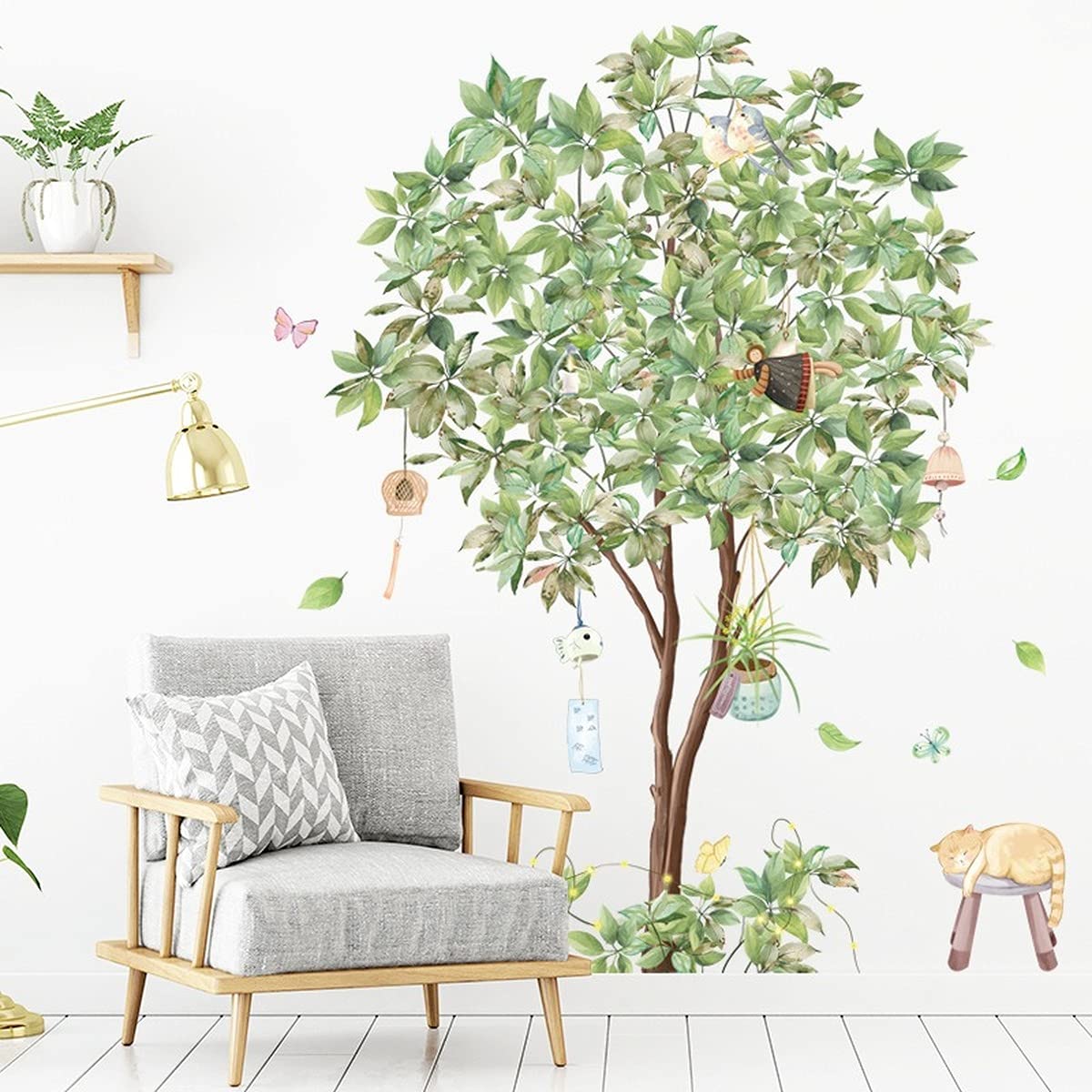3D Arawat Tree Wall Murals - Peel and Stick Wall Decals for Bedroom, Living Room & Nursery - DIY Wall Art Decorations | Perfect for Home, Office & Kids Room Decor