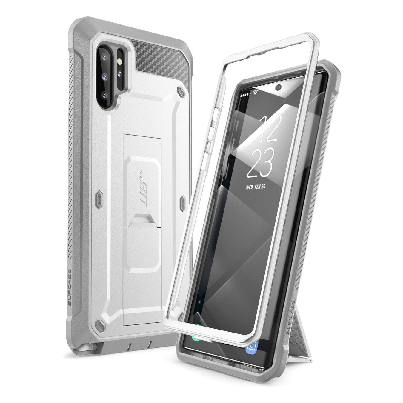 Samsung Galaxy Note10 Plus / Note10 Plus 5G Unicorn Beetle Pro Full-Body Rugged Protective Case - Shockproof & Drop Protection - White - Perfect for Outdoor Adventures & Extreme Sports