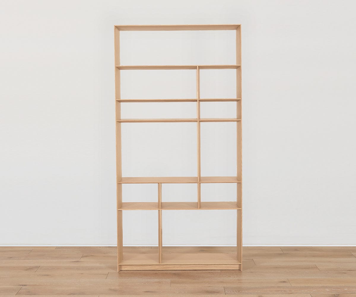 Modern Haldi Bookcase II - Stylish Wooden Bookshelf for Home & Office - Perfect for Living Room, Bedroom, or Study Organization