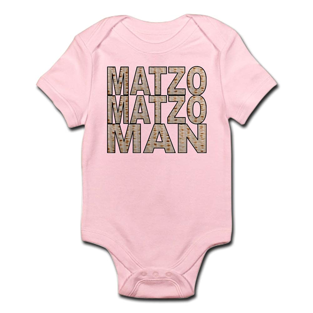Matzo Matzo Man Infant Bodysuit - Funny Jewish Baby Onesie - Soft Cotton Bodysuit for Boys & Girls - Perfect for Hanukkah, Passover & Jewish Holiday Celebrations