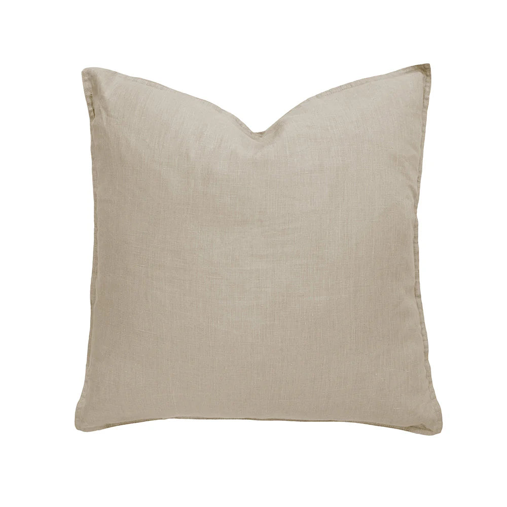 Bambury Pebble Linen Square Cushion - Soft & Stylish Home Decor for Sofa, Bed, or Outdoor Seating