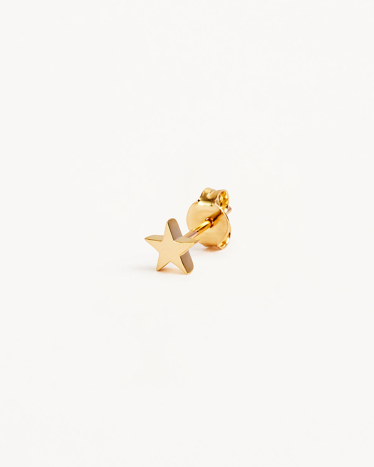 9K Solid Gold Wishing on a Star Stud Earrings for Women - Dainty Gold Star Earrings for Everyday Wear, Gift Giving & Special Occasions