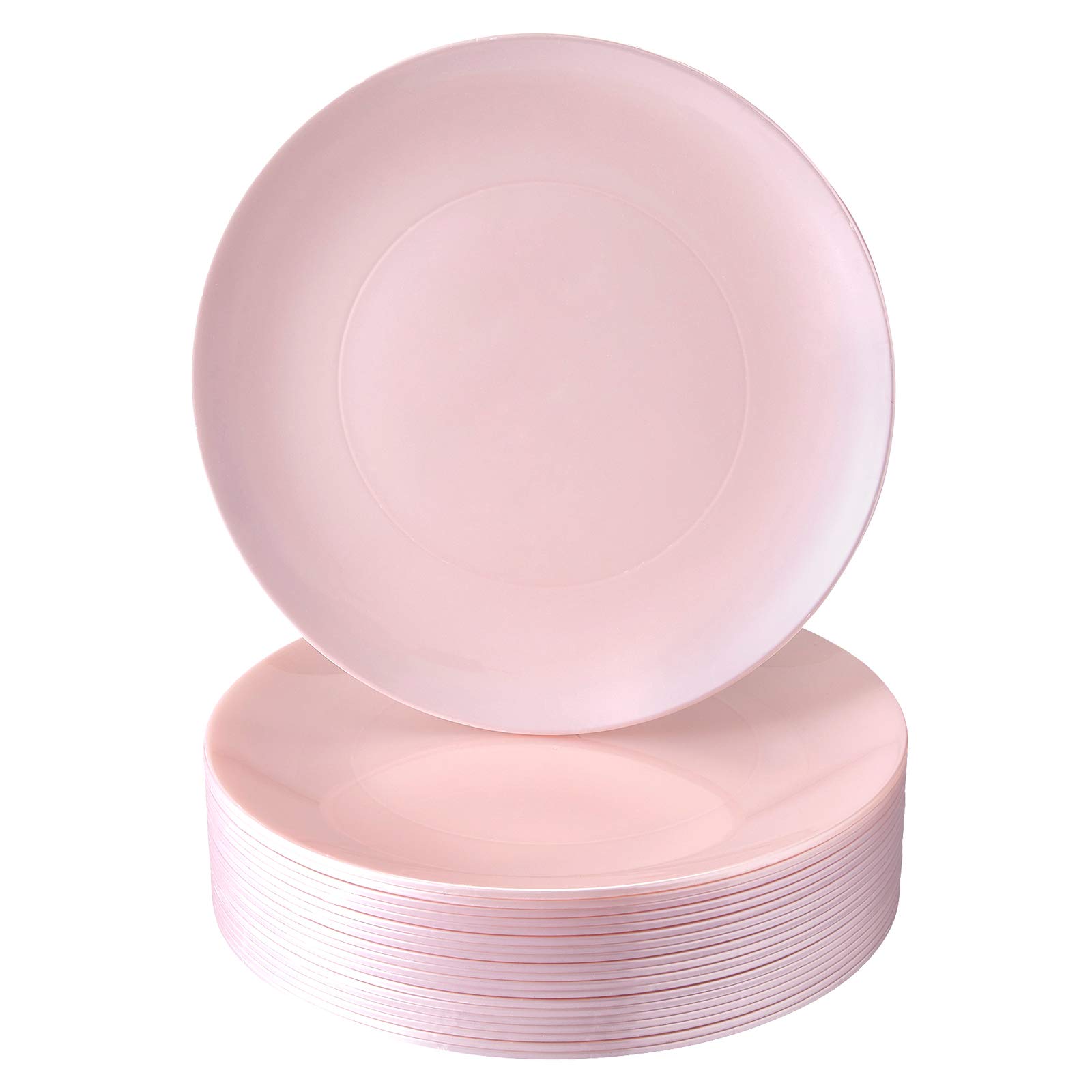 Luxury Silver Spoons Dinner Plates Set - Elegant Opulence Blush Porcelain Tableware for Fine Dining & Special Occasions