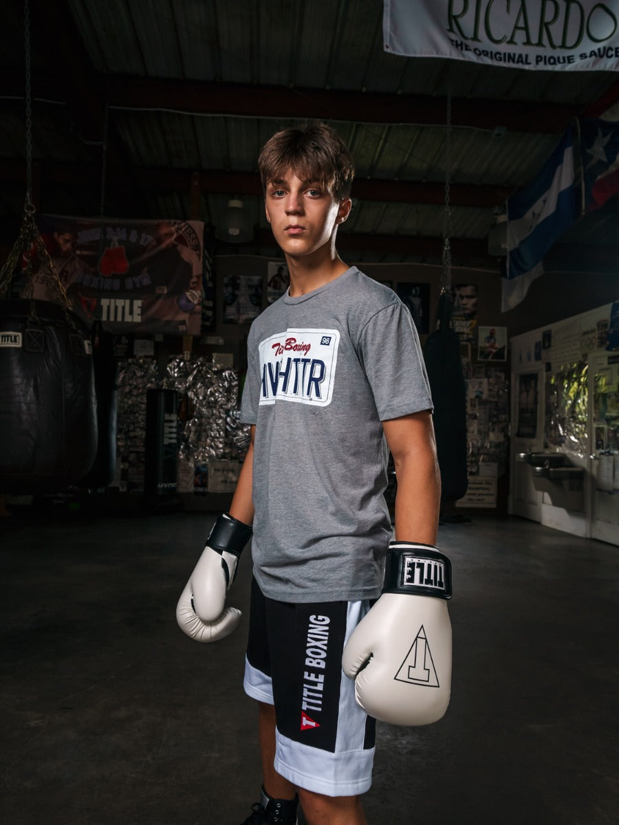 TITLE Boxing Heavy Hitter Tee - Premium Cotton Training Shirt for Men & Women - Perfect for Boxing, MMA, Gym Workouts & Fitness Training