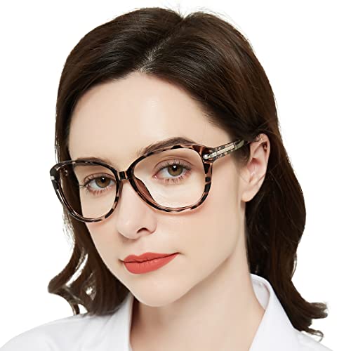 V-clear Lens-grey Tortoise Frame