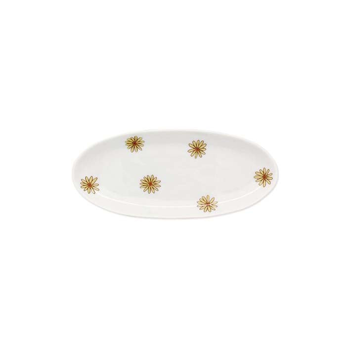 Harekutani Porcelain Flower Oval Plate - Elegant Japanese Style Serving Dish for Desserts, Appetizers & Home Decor | Perfect for Tea Parties, Weddings & Special Occasions