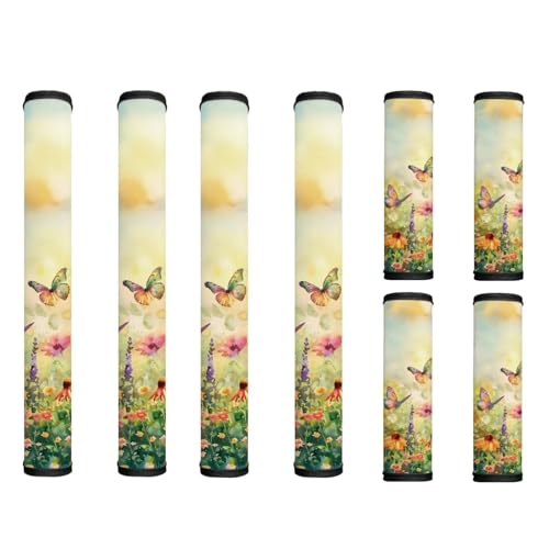 Butterfly Floral Green