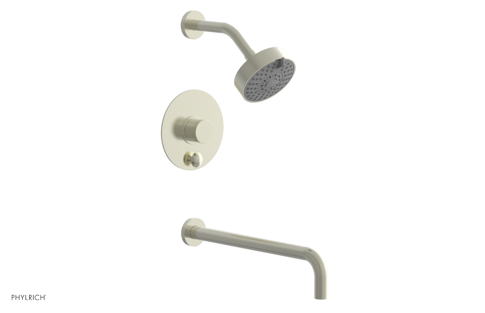 BASIC II 14 Pressure Balance Tub and Shower Faucet Set - 230 26 14 - Perfect for Bathroom Renovation and Modern Home Upgrades
