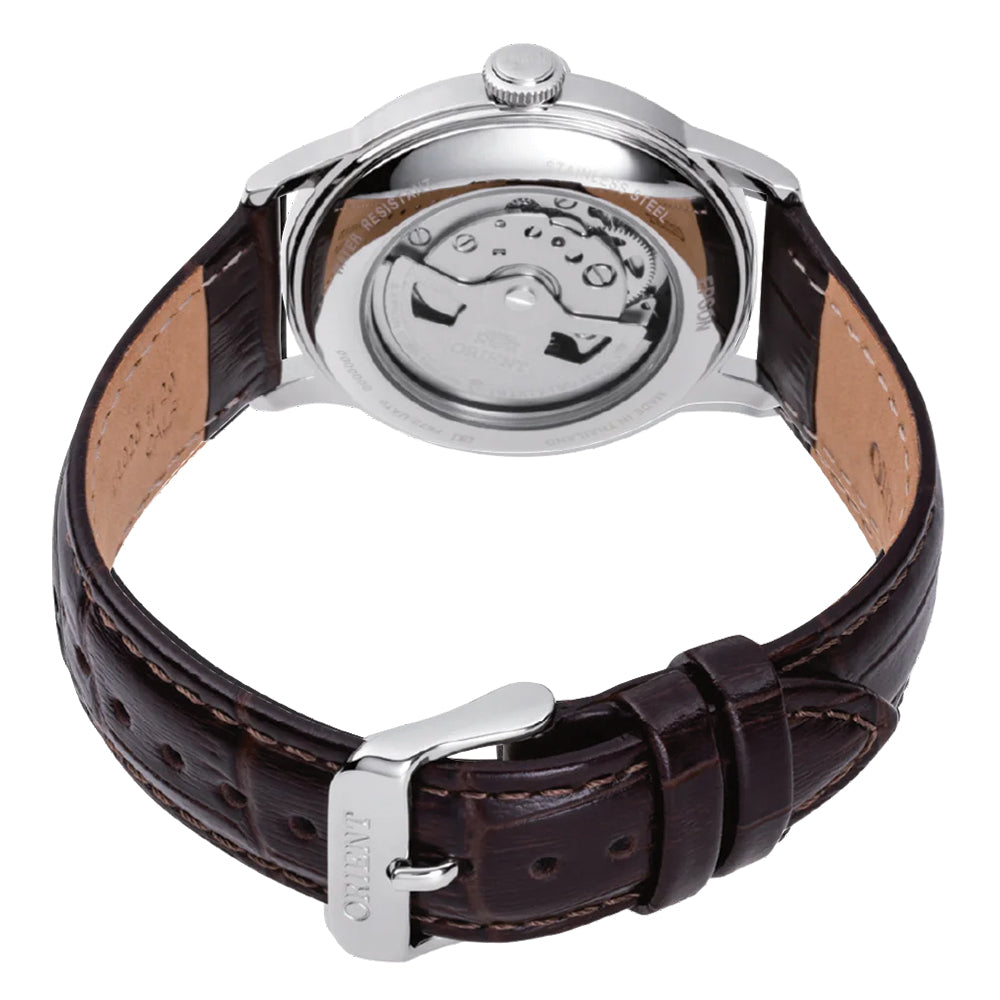 Bambino 38mm Beige Leather Strap Watch - Classic Dress Timepiece for Men, Perfect for Business, Formal & Special Occasions