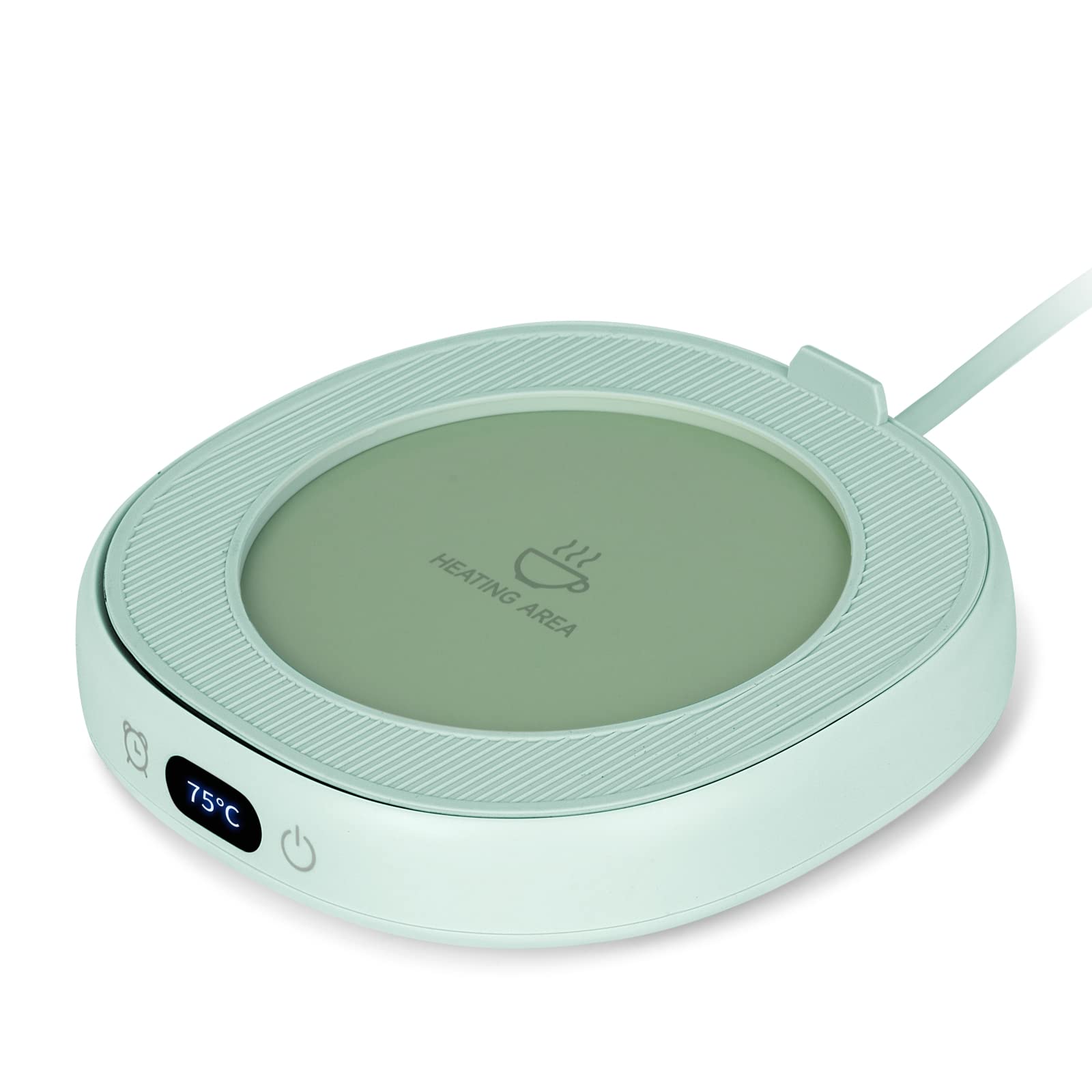 Coffee Mug Warmer for Desk - 3 Temperature Settings & Auto Shut Off - Cute Electric Cup Warmer for Coffee, Tea & Hot Drinks - Perfect for Office, Home & Dorm Use