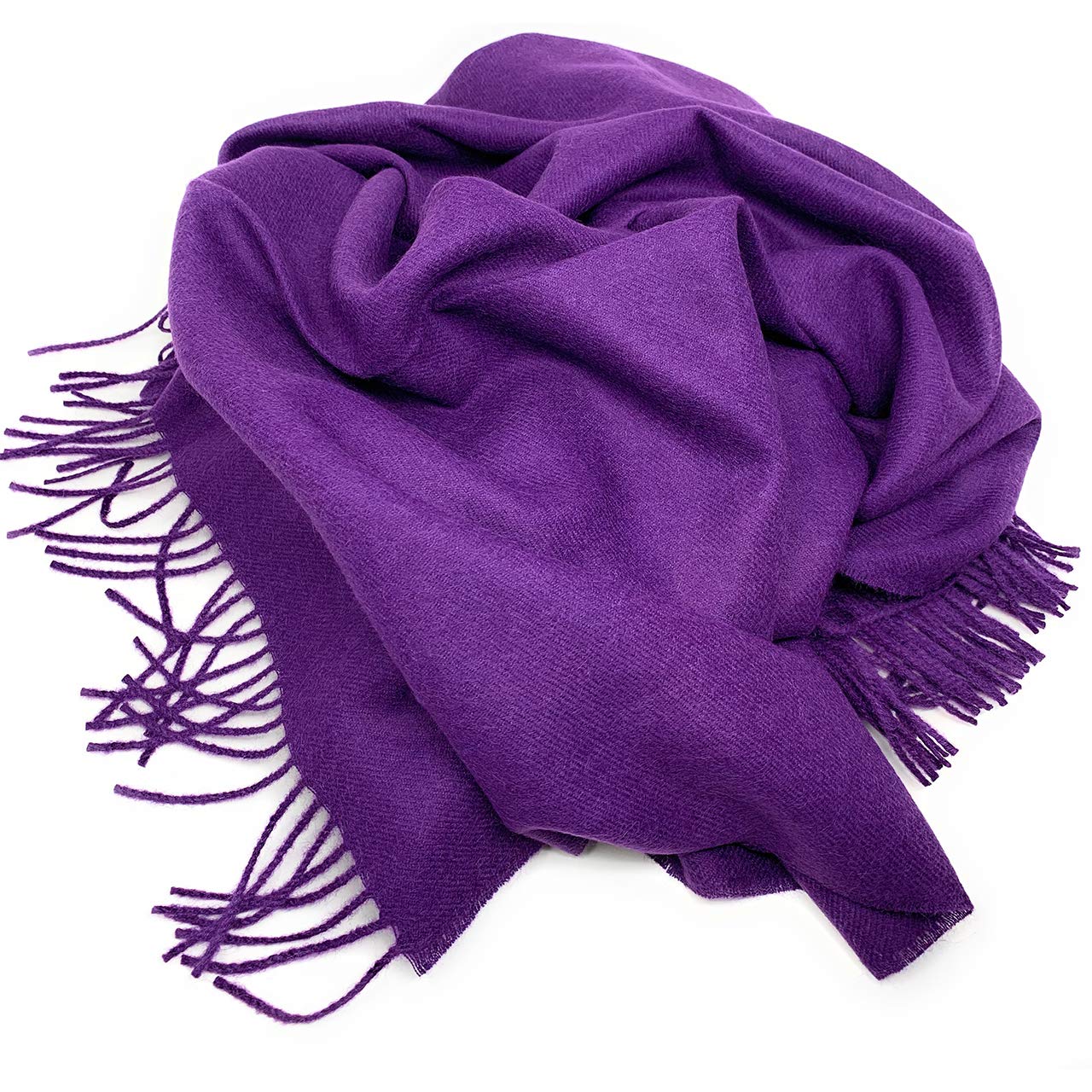 Premium 100% Baby Alpaca Wool Throw Blanket - Hypoallergenic, All-Natural & Soft - 51x71 Inches (Sugar Plum) - Cozy Home Decor, Perfect for Sofa, Bed & Travel Accessories