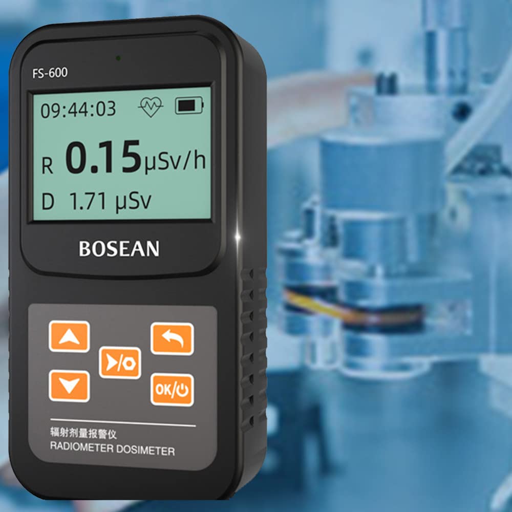 SHENGSHIYU Portable Geiger Counter Nuclear Radiation Detector - High Sensitivity Beta Gamma X-ray Tester with Digital Dosage Alarm | Accurate Radiation Measurement for Home Safety, Marble Testing & Emergency Preparedness