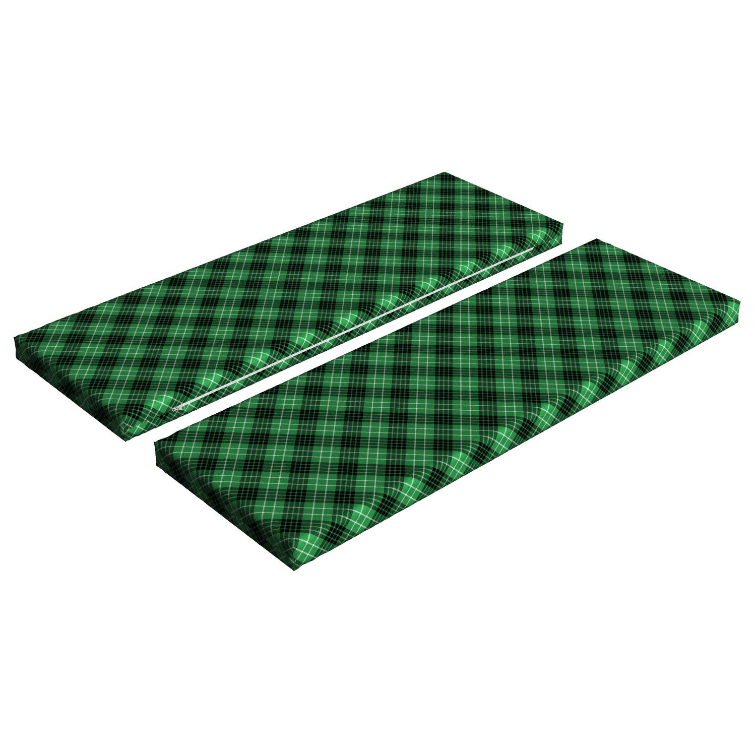 Ambesonne 2-Piece Plaid Bench Cushion Set - 45