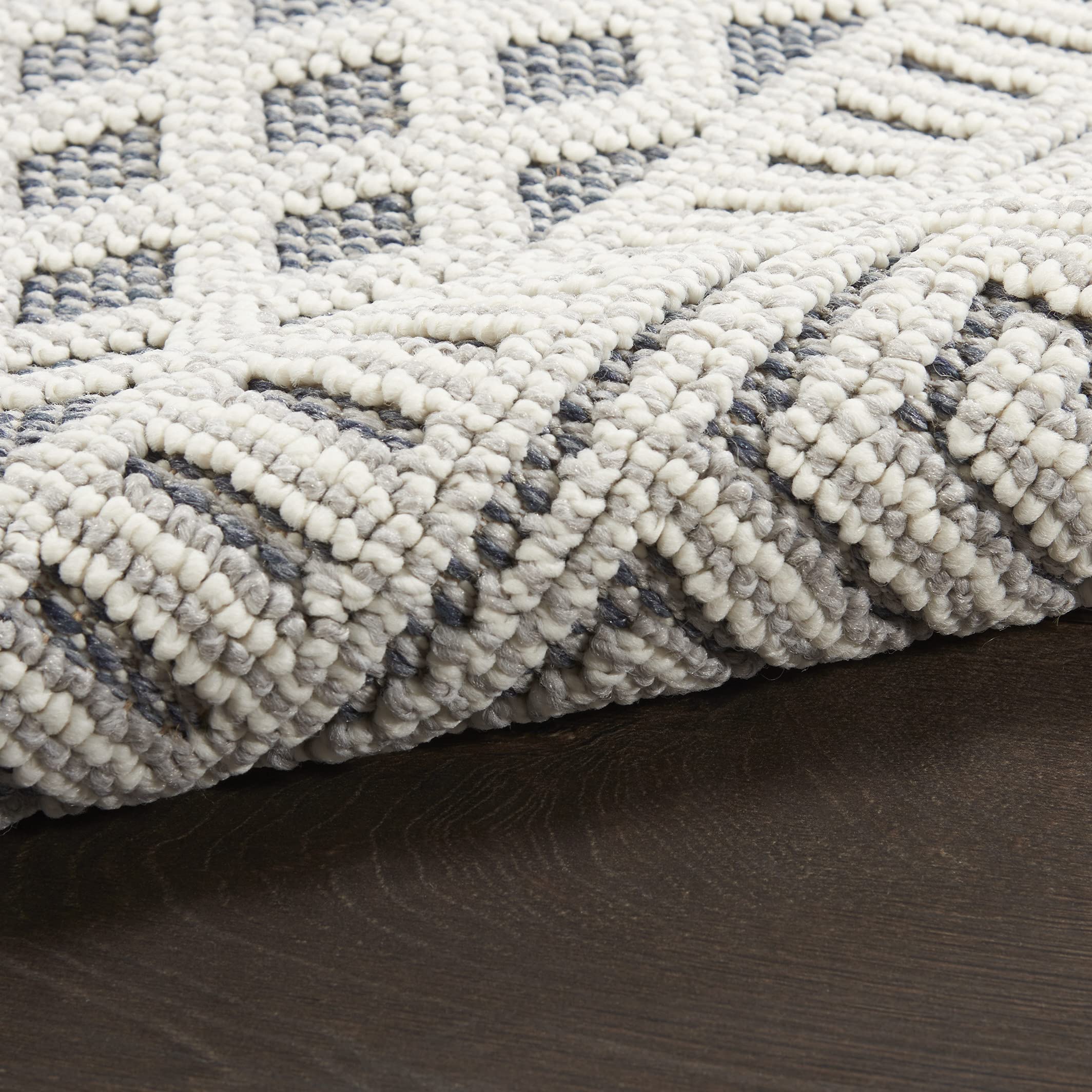 Nourison Elwood Ivory/Slate 2'2