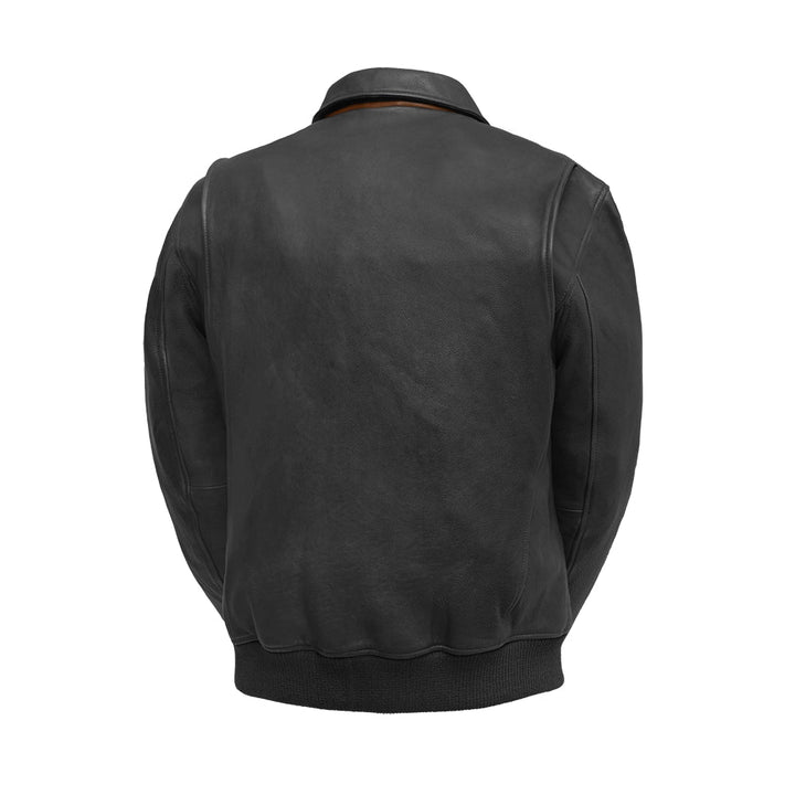 Men's Genuine Leather Motorcycle Bomber Jacket - Stylish & Durable Biker Jacket for Riding, Casual Wear & Outdoor Adventures