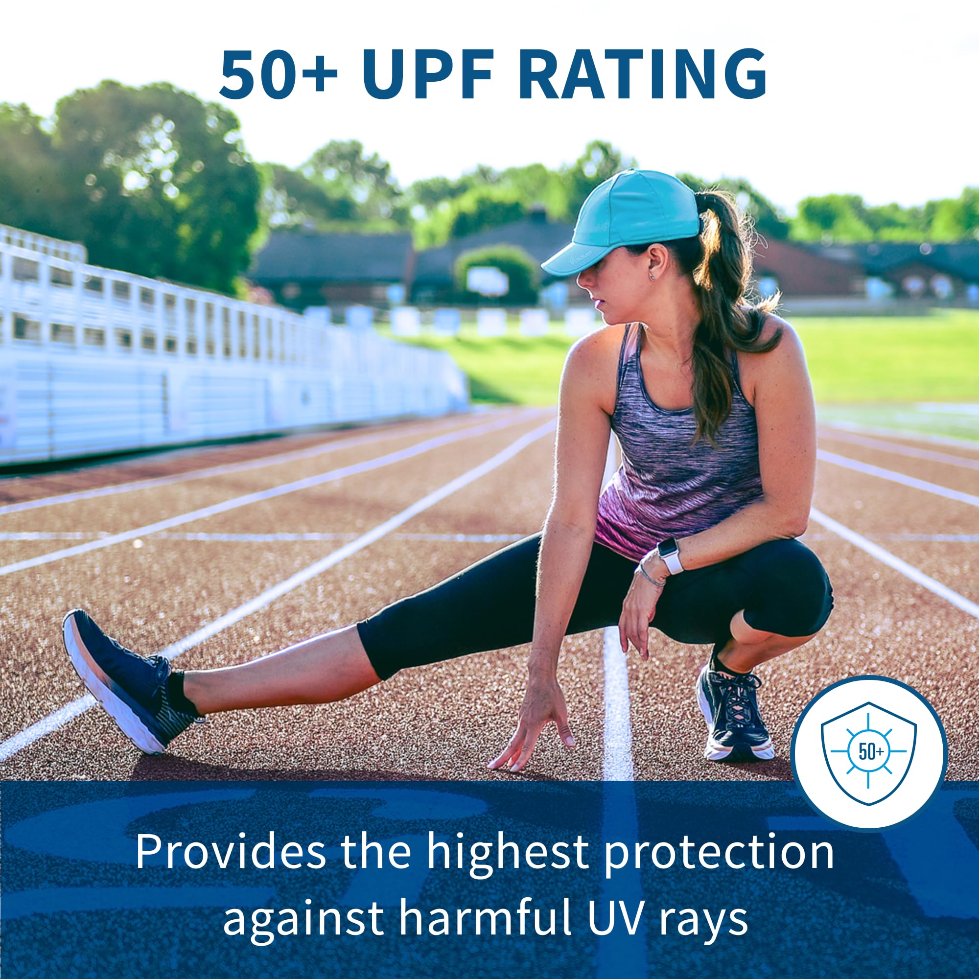 TrailHeads Women's UV Protection Running Hats - 50+ UPF Sun Hat for Summer - Lightweight Baseball Cap for Tennis, Golf, Gym & Workout - Perfect for Outdoor Sports & Daily Activities