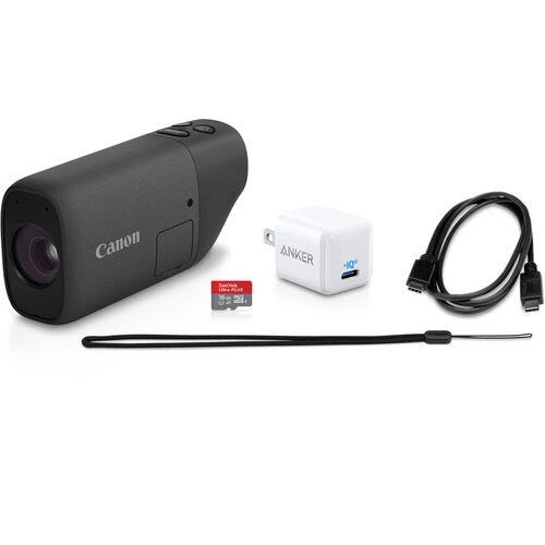Canon Zoom Digital Monocular - 12x Optical Zoom, Full HD 1080p, Black - Open Box - Perfect for Bird Watching, Hunting, and Outdoor Adventures
