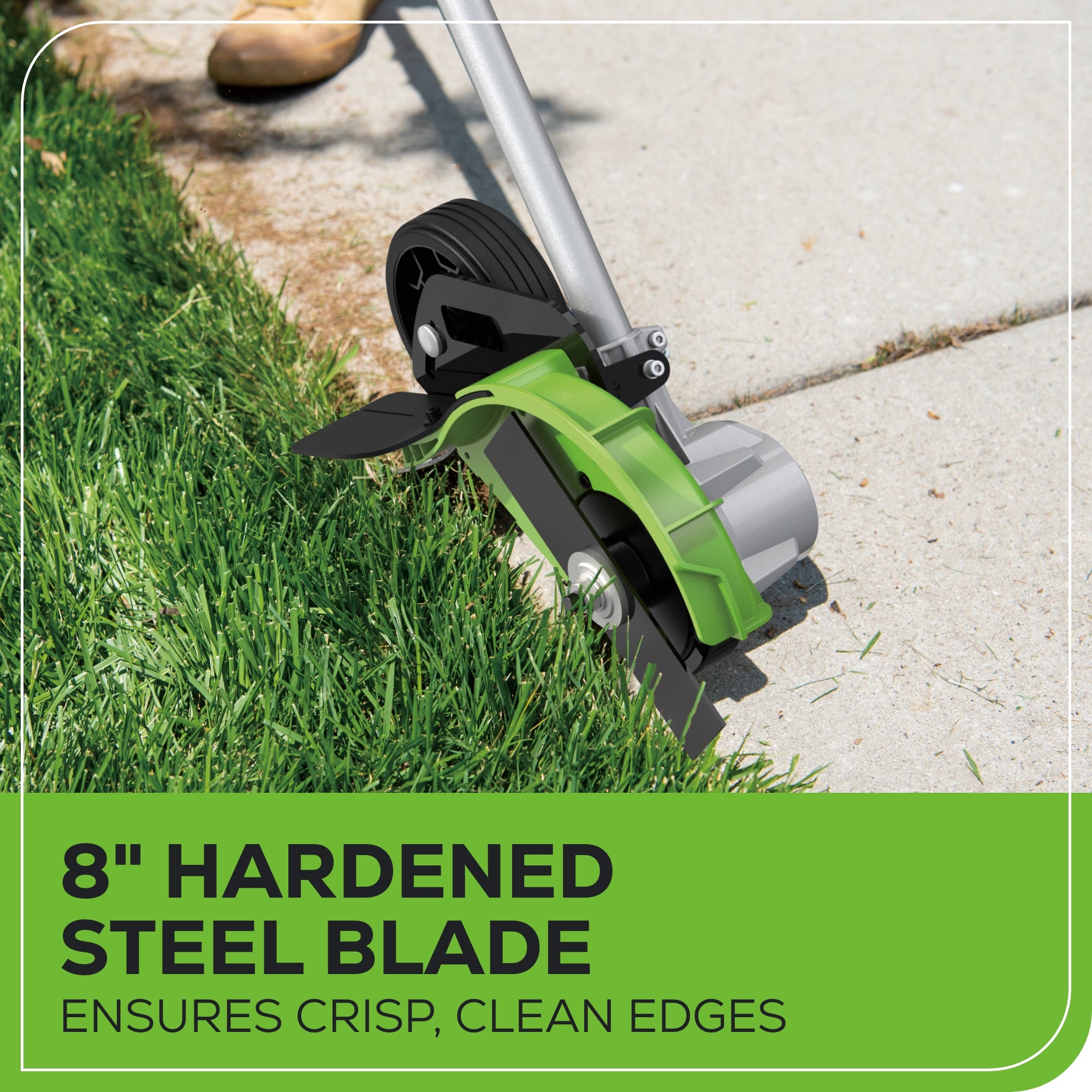 80V 8-Inch Cordless Battery String Trimmer Edger (Tool Only) - Perfect for Lawn Edging, Yard Maintenance & Landscaping