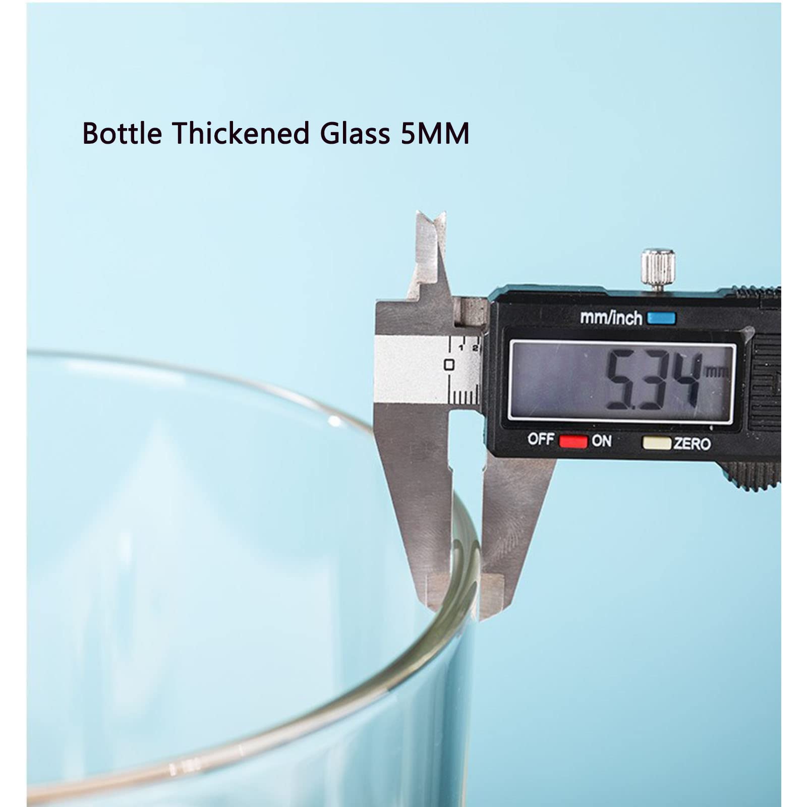 Premium Glass Drink Dispenser with Wooden Stand & Stainless Steel Spigot - 5L Mason Jar Pitcher for Hot/Cold Beverages, Juice, Beer, Iced Tea, Lemonade - Perfect for Parties, Weddings, BBQs & Home Entertaining