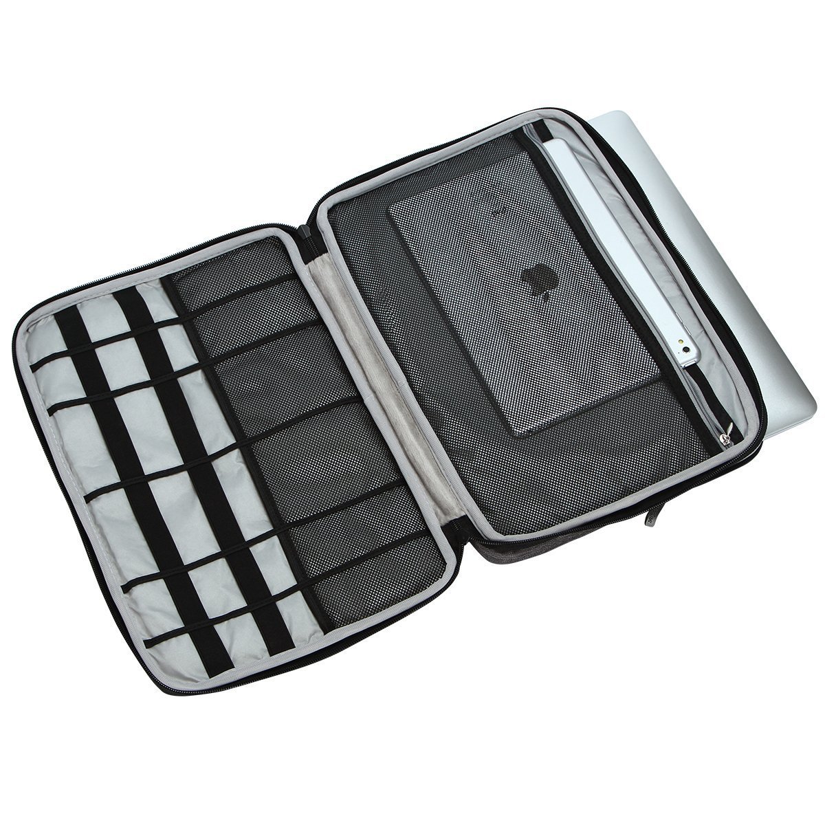 iCozzier 15-15.6 Inch Laptop Sleeve Case for MacBook Air/Pro - Protective Handle Strap Bag for 15