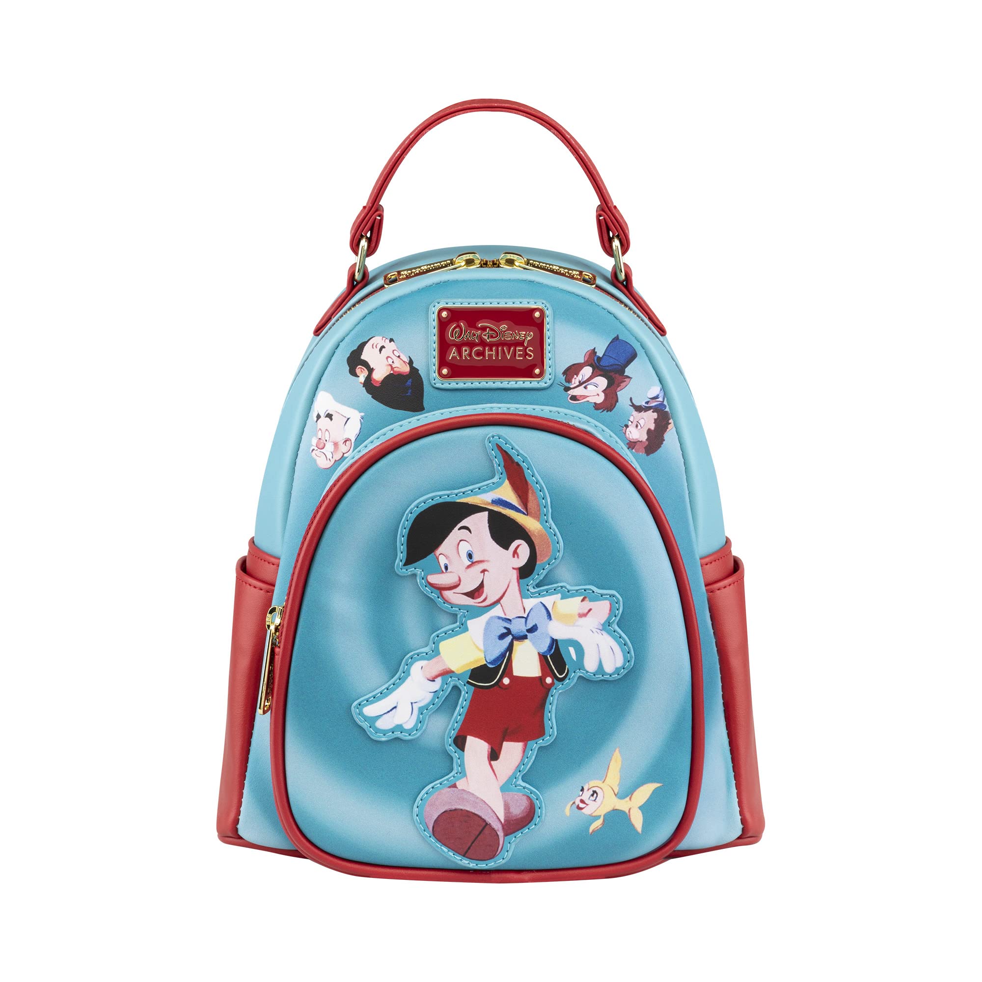 Loungefly Disney Pinocchio Mini Backpack - Amazon Exclusive Collectible for Disney Fans | Perfect for Theme Parks, Cosplay & Everyday Use