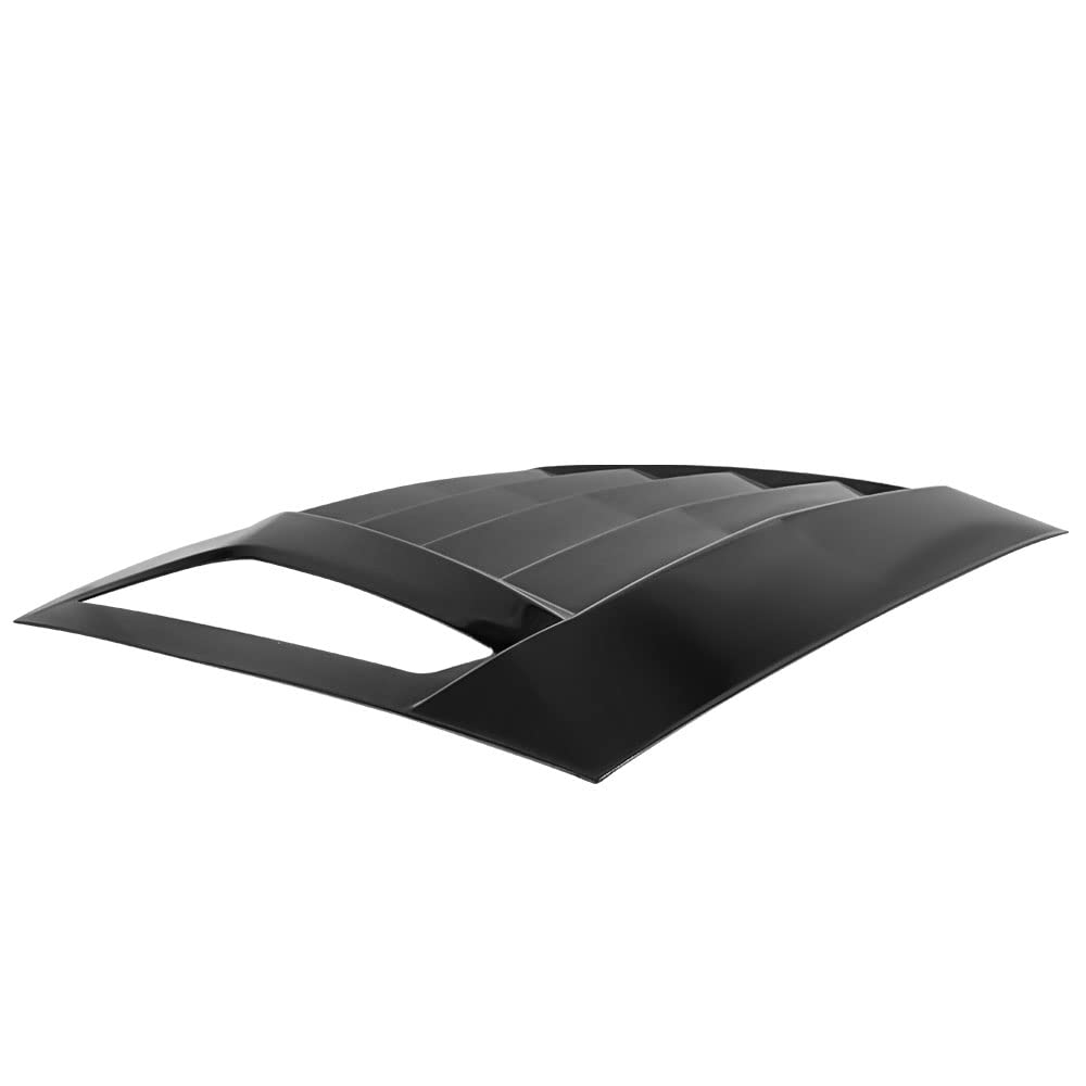 FREEMOTOR802 Rear Window Louver for 2011-2023 Dodge Charger | IKON V2 Style Gloss Black ABS Sun Shade & Rain Guard | Perfect for Car Shows, Street Racing & Summer Sun Protection
