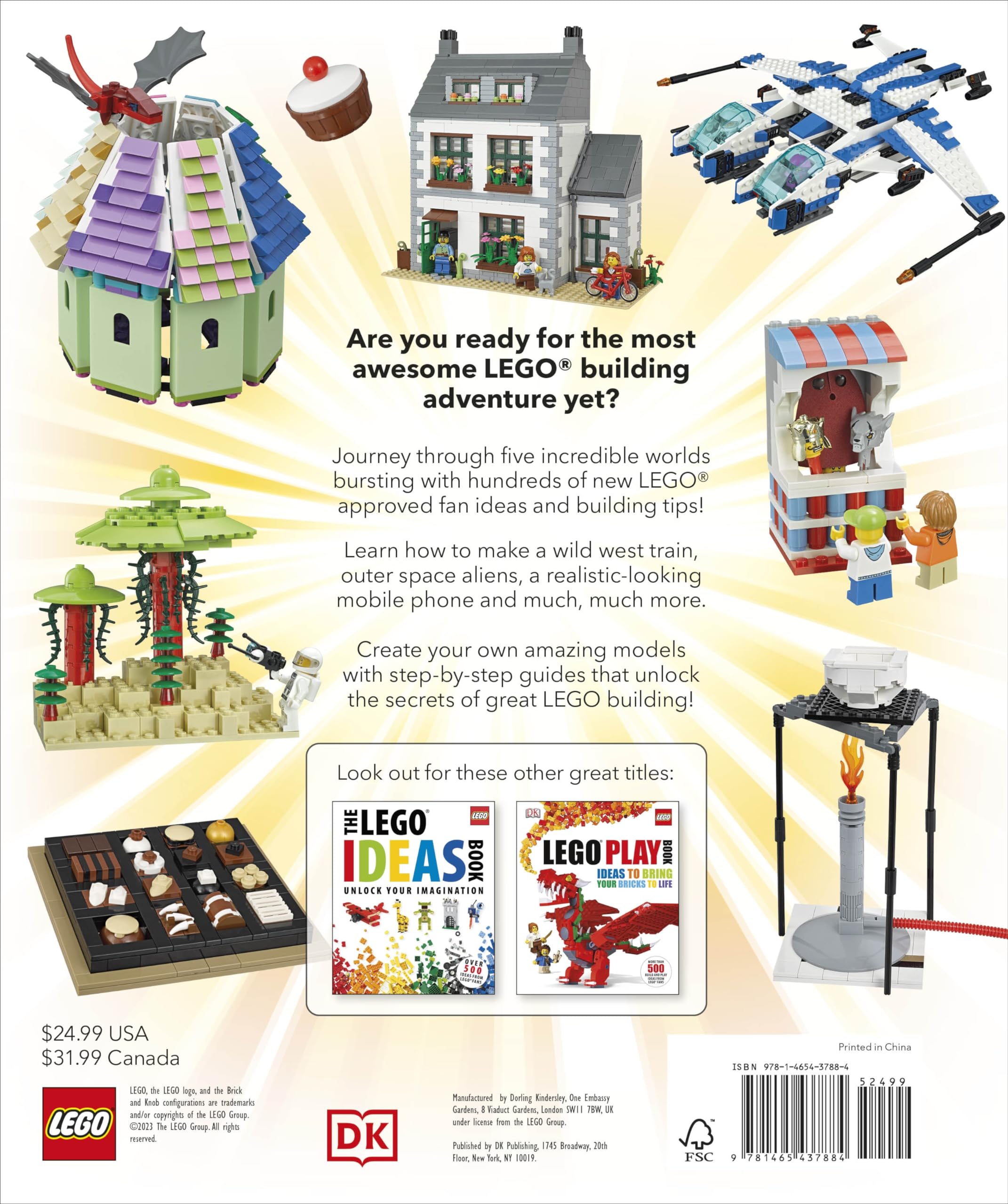 LEGO Awesome Ideas Building Kit - Creative Construction Toys for Kids & Adults - Perfect for STEM Learning, Birthday Gifts & Family Bonding Activities