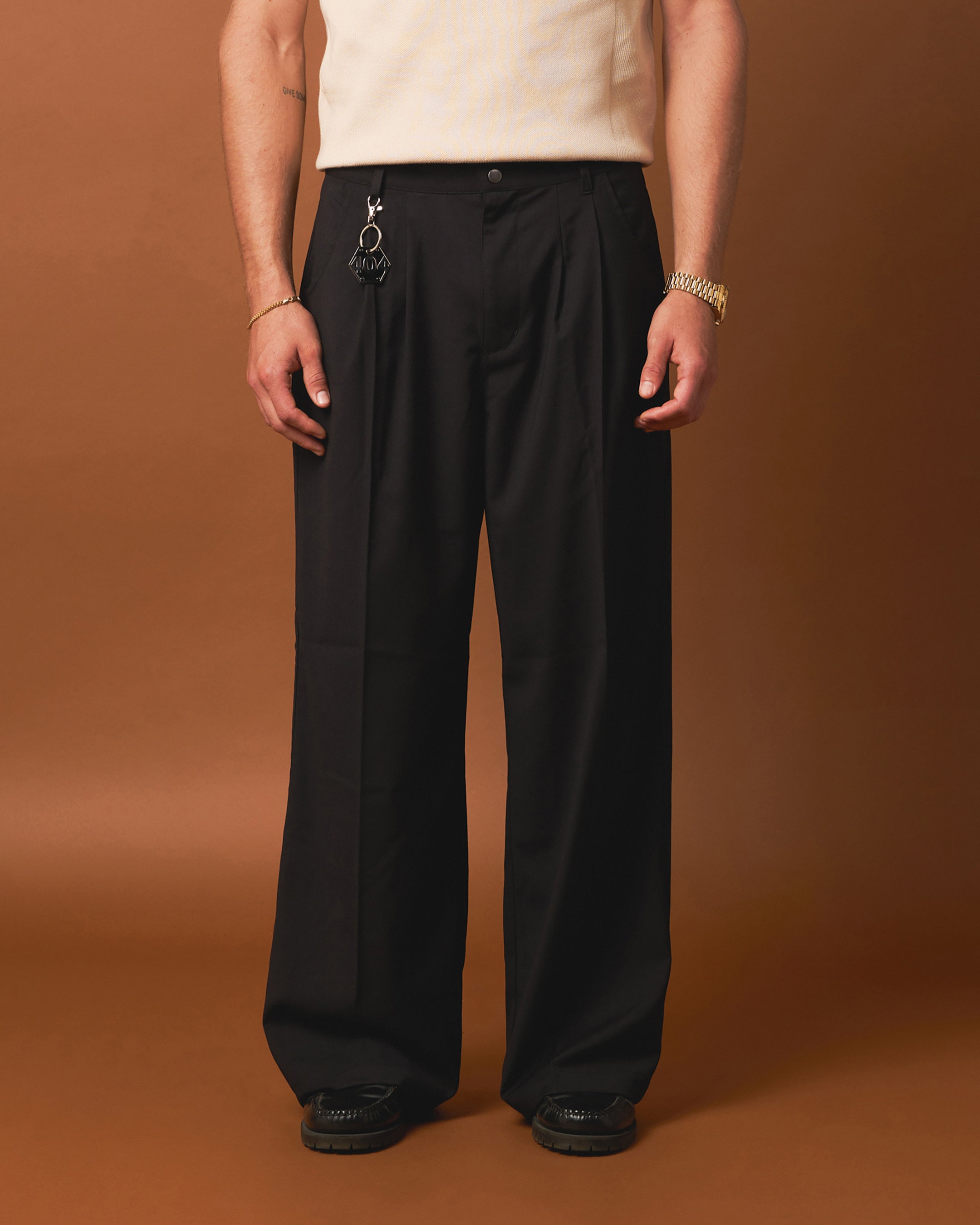 404 Flare Trousers for Women - High Waist Bell Bottom Pants Black Retro 70s Style - Perfect for Casual Wear, Parties & Vintage Fashion Outfits