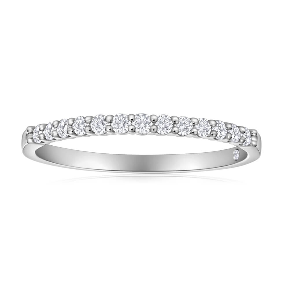 1/5 Carat Flawless Cut Diamond Stud Earrings in 18K White Gold - Perfect for Weddings, Anniversaries & Special Occasions