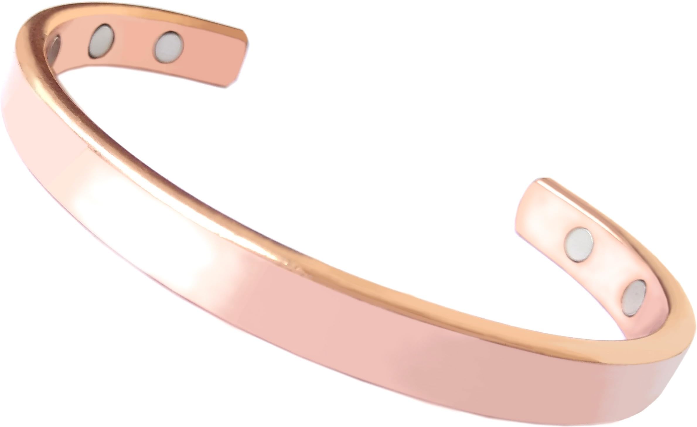 Pure Copper Bracelets for Men & Women - Handmade Cuff Kada Bangle for Wellness & Style - Perfect for Yoga, Meditation & Fashion Accessories