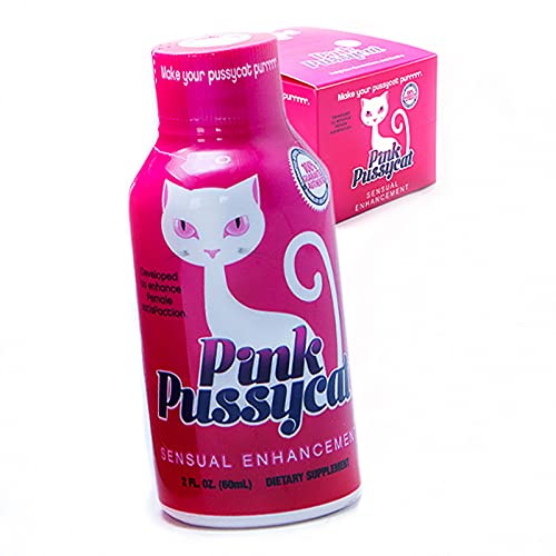Pink Cat Shot Adult Sex Toys - 12 Pack (2oz Each) - Perfect for Parties, Bachelorette Events & Adult Fun - Discreet Display Packaging