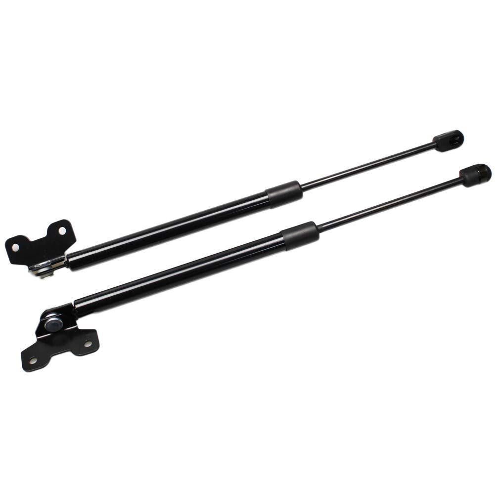 Carbon Fiber Hood Dampers for 2003-2007 Honda Accord - Gas Strut Shock Absorber Kit (GS41570, 2pc Black) - Easy Installation & Smooth Hood Operation - Perfect for Car Enthusiasts & DIY Upgrades
