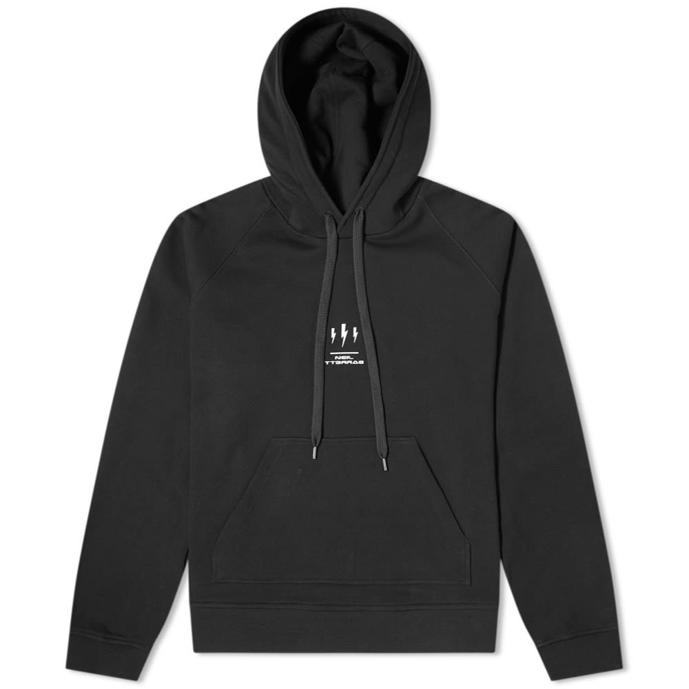 Neil Barrett Bolt Logo Hoodie - Men's Premium Cotton Pullover Sweatshirt | Streetwear Fashion for Casual Wear & Urban Style