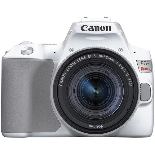 Canon EOS Rebel SL3 DSLR Camera with 18-55mm Lens Kit - 24.1MP APS-C Sensor, 4K Video, WiFi & Bluetooth (White) - Perfect for Travel Photography, Vlogging & Beginners