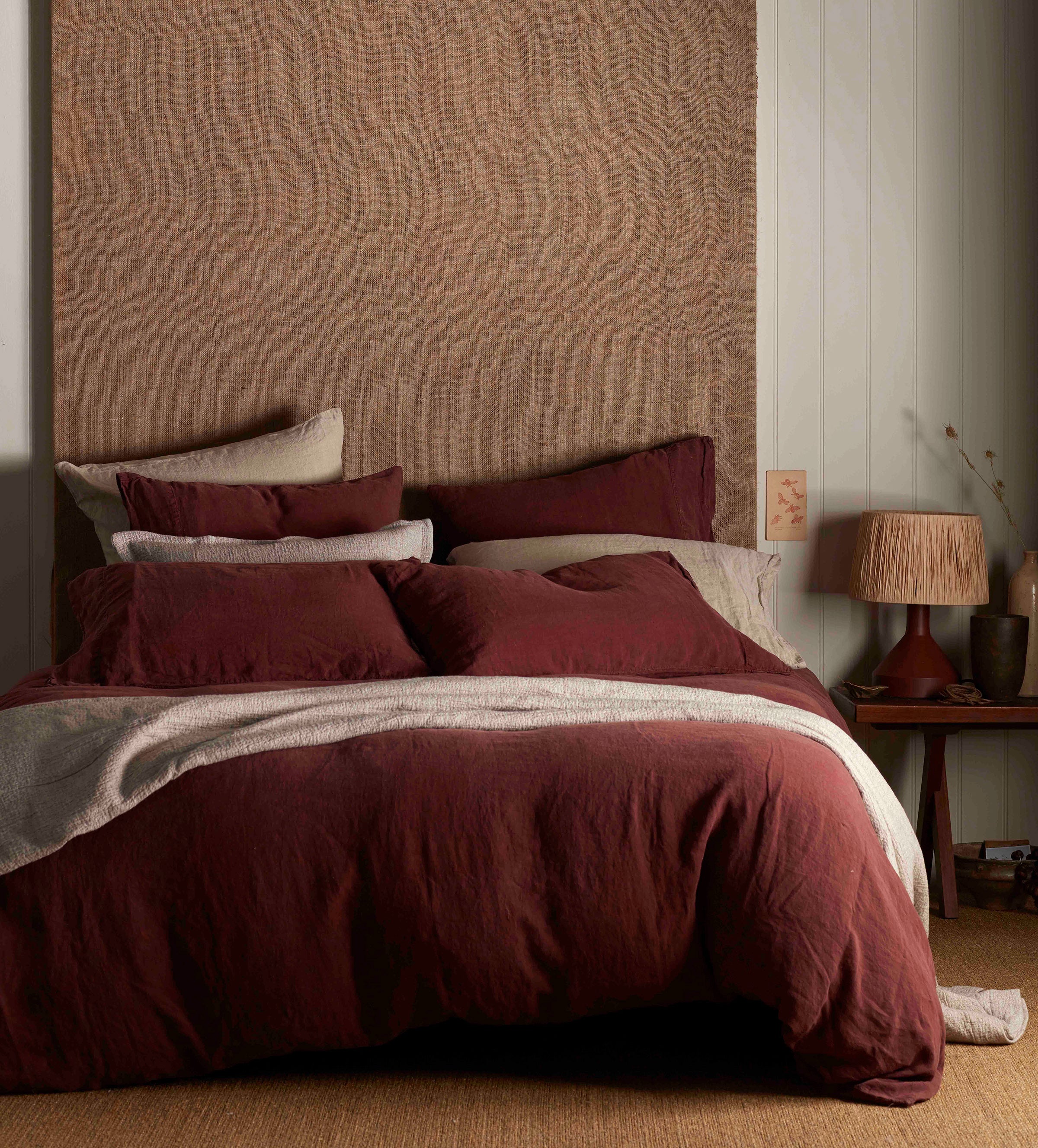 100% Pure Linen Bedding Set - Breathable & Soft Natural Flax Sheets for All Seasons | Perfect for Bedroom, Guest Room & Vacation Homes